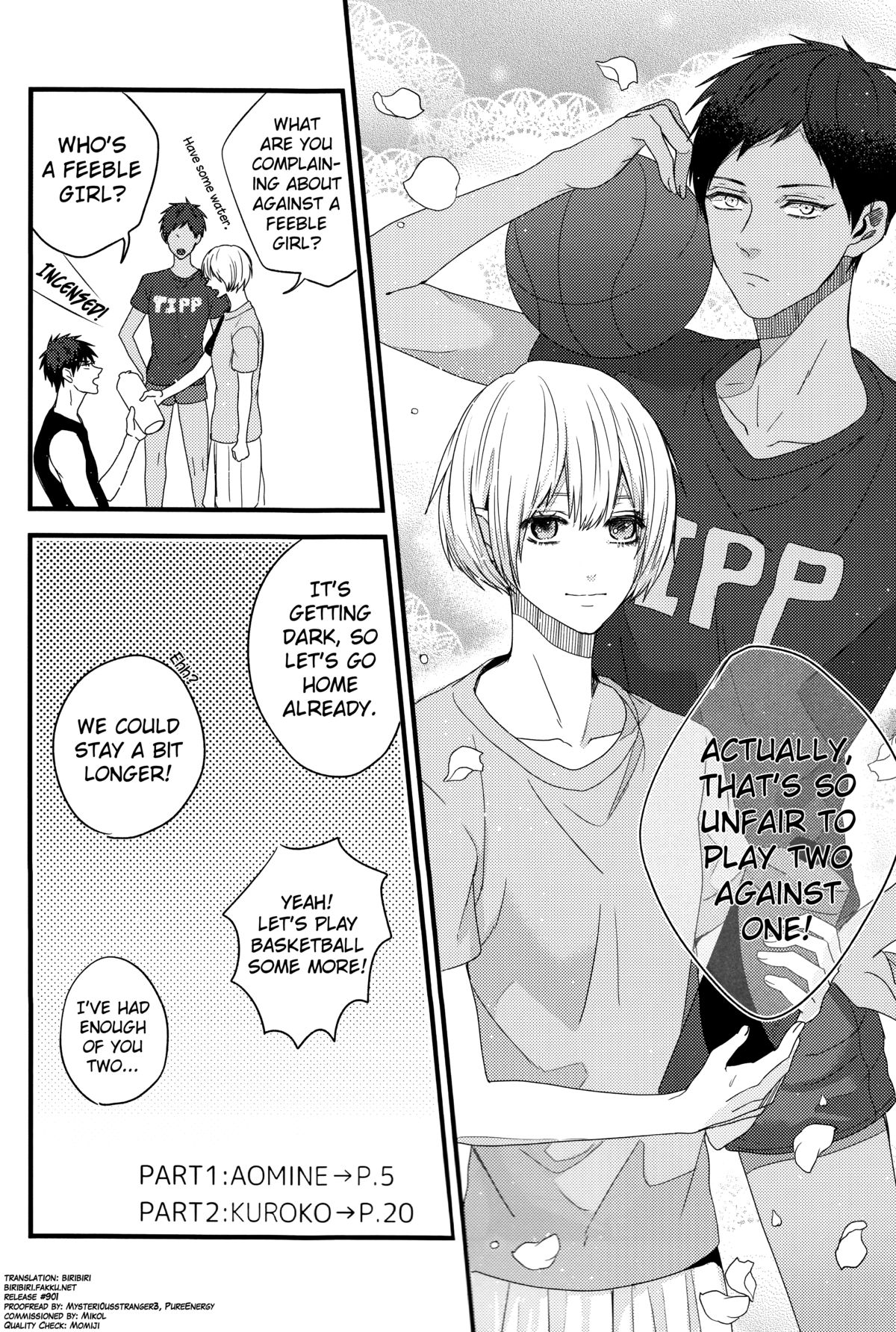 (Hop! Step! Jam! 2) [Fuzai no Yamada (Yumoto)] Zenbu natsu no sei - All is summer result (Kuroko no Basuke) [English] [biribiri] page 3 full