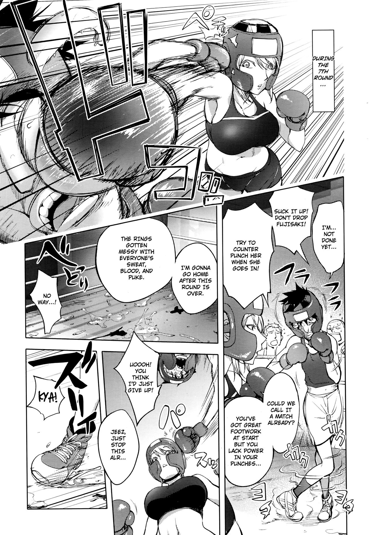 [Kon-Kit] Clara-Sensei no Boxing Kyoushitsu | Clara-Sensei's Boxing Class (COMIC Penguin Club 2016-08) [English] [TripleSevenScans] page 7 full