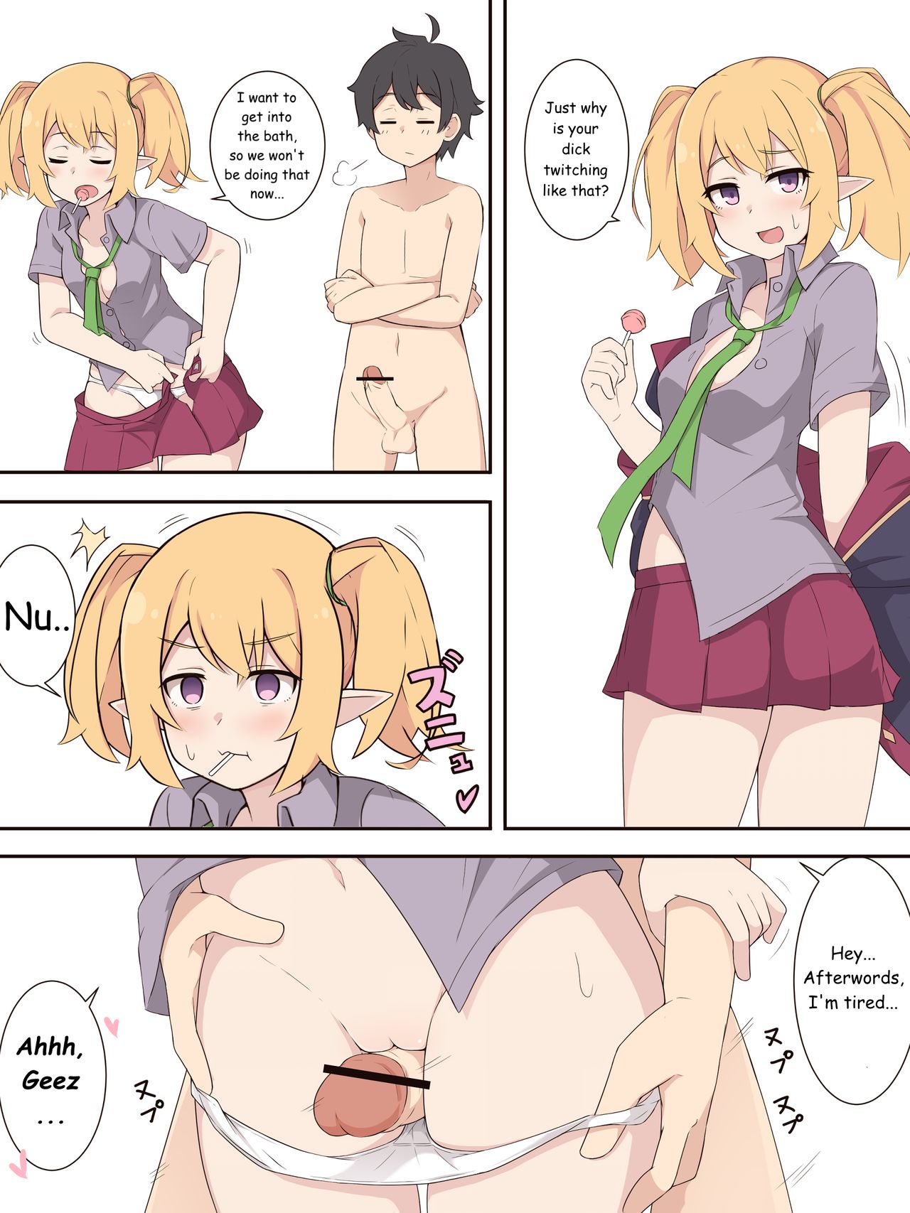 [Fizz] Kuroe to Otomari Ecchi Suru Ohanashi | Overnight Sex With Chloe Story (Princess Connect! Re:Dive) [English] [英訳] page 2 full