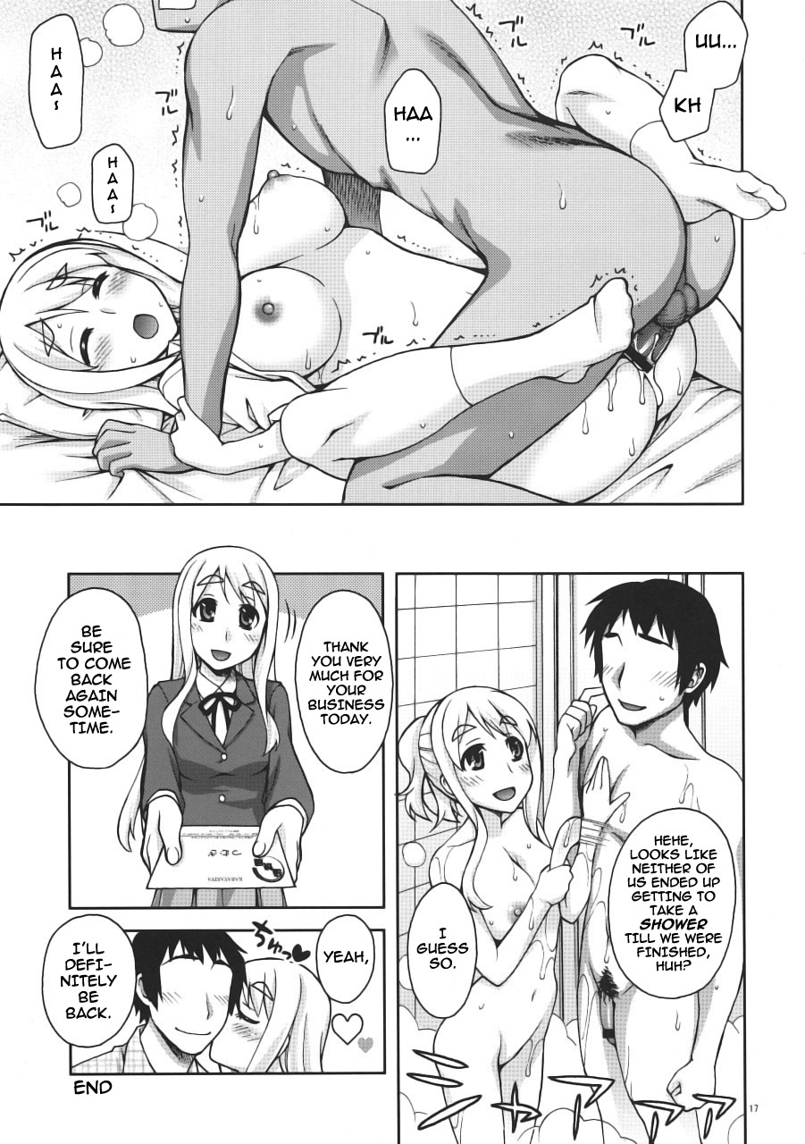 (COMIC1☆4) [KABAYAKIYA (Unagimaru)] Mugi-chan no Himitsu no Arbeit | Mugi-chan's Secret Part Time Job (K-ON!) [English] [Darknight] page 16 full