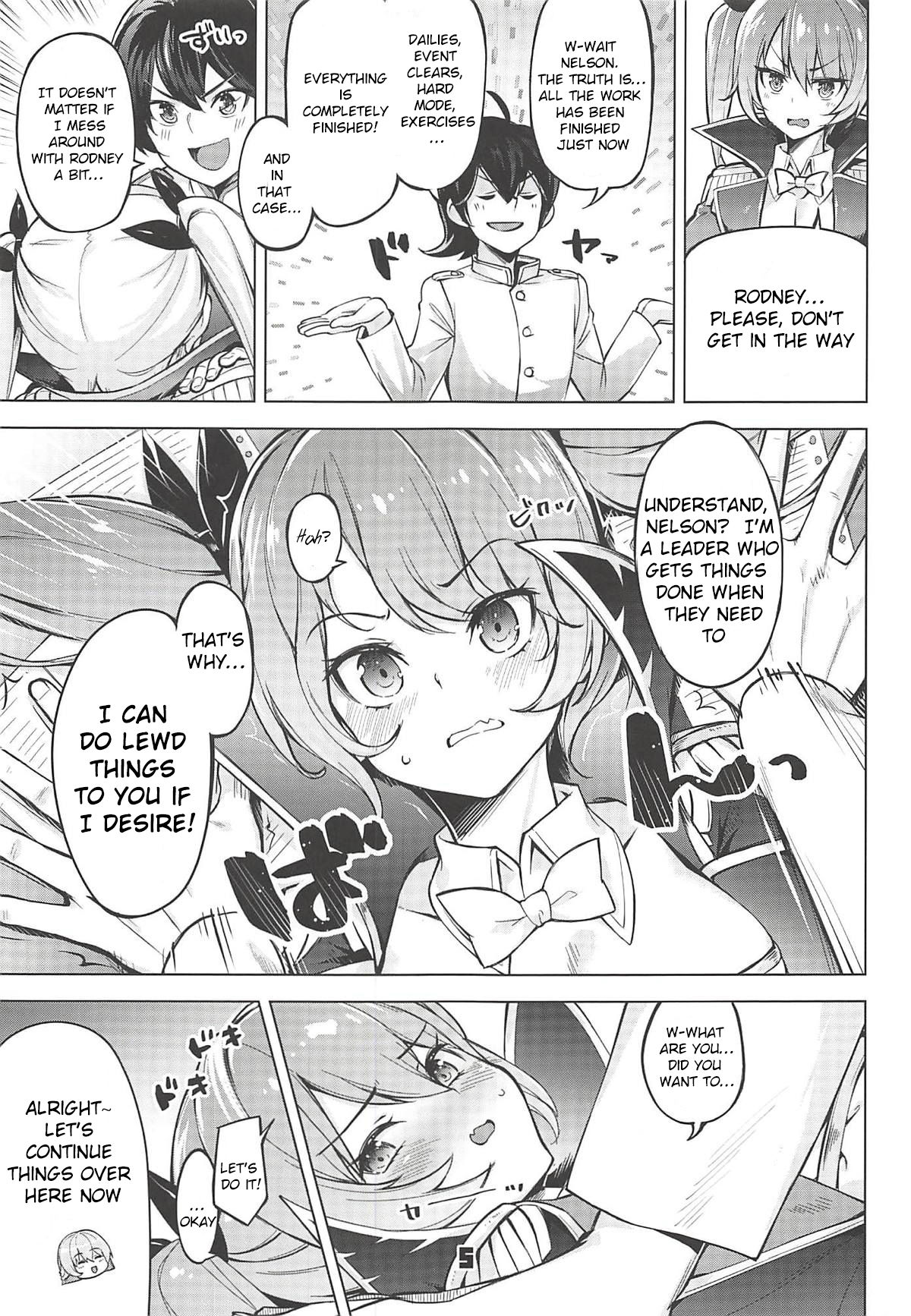 (C94) [Zombie to Yukaina Nakamatachi (Super Zombie)] Rodney Shite Nelson (Azur Lane) [English] page 4 full