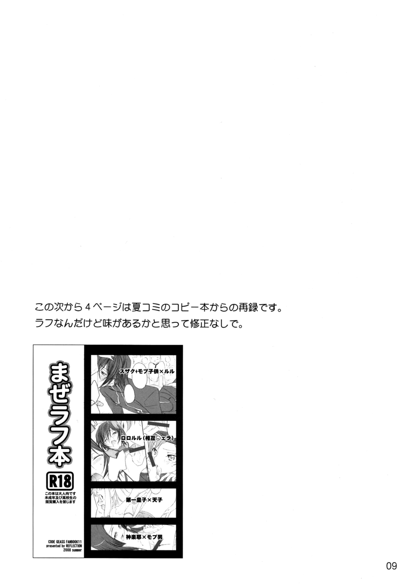 [Reflection (Panta)] Mainichi ga Kinenbi (Code Geass) page 8 full