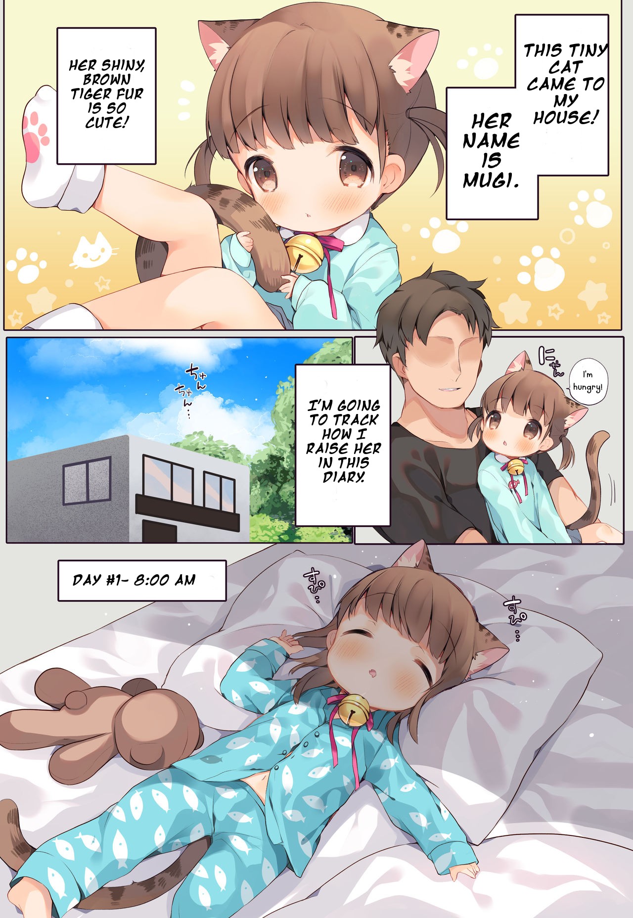 [SUNCHILD (Midoriha Mint)] Nyanko Ikusei Nikki Sono 1 | Kitten Raising Diary Part 1 [English] page 4 full