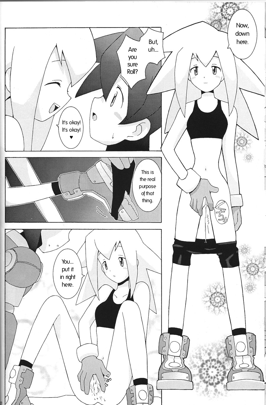 (CR21) [Bakuhatsu BRS. (B.Tarou)] Roll-chan no Kaihatsu Nikki | Roll's Development Diary (CAPSULE COMPUTER) (Rockman DASH) [English] [Writefuck] page 6 full