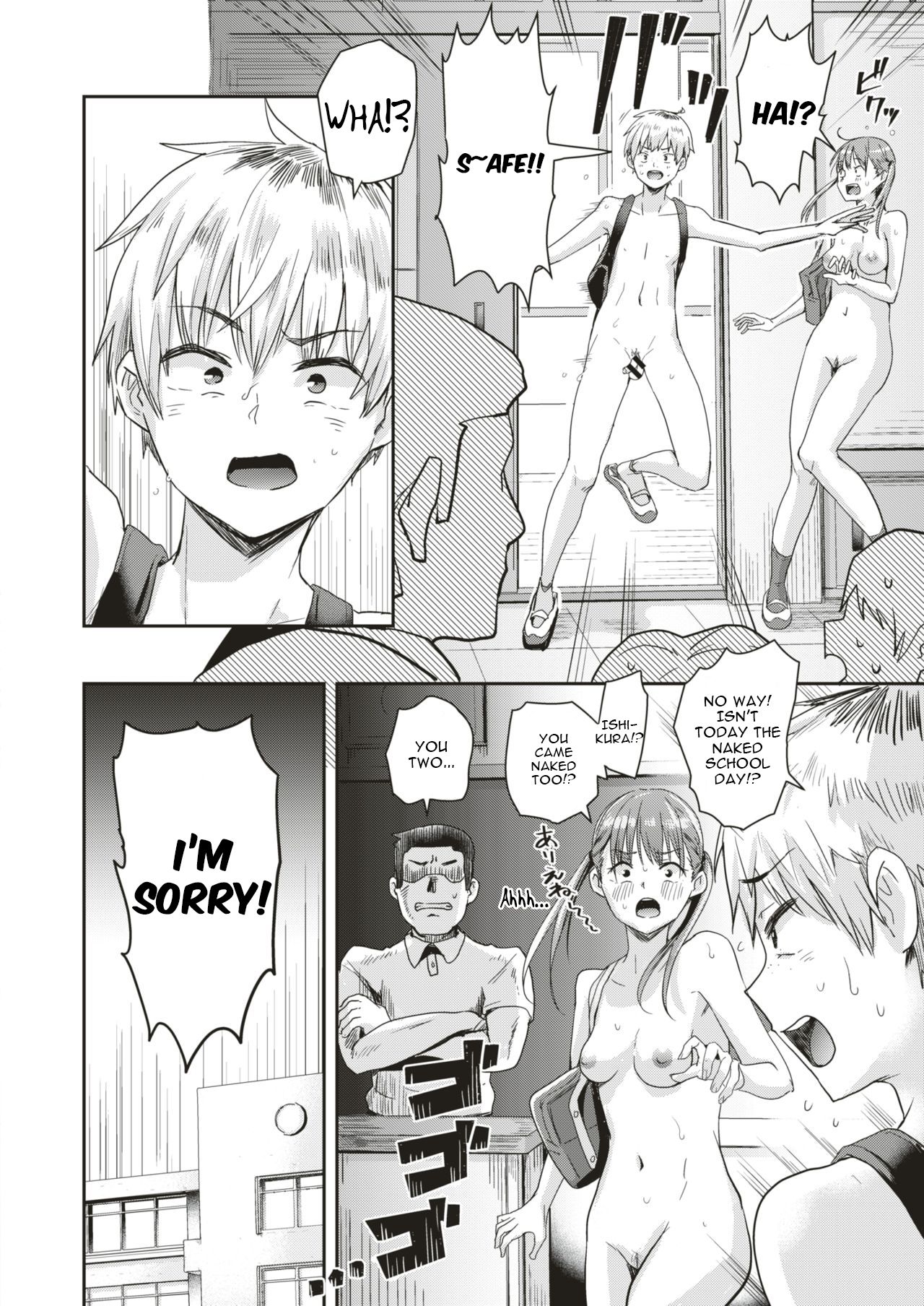 [Guglielmo] Honjitsu wa Zenra Toukoubi!? | Today is a Naked Schoolday!? (COMIC HAPPINING Vol. 3) [English] [artfish] [Digital] page 7 full