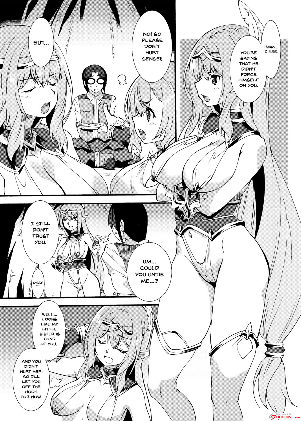 [Makuu Gundan (Shinozuka Atsuto)] Sukebe Elf Tanbouki 2 | Lewd Elf Tanbouki 2 [English] {Doujins.com} [Digital] page 3 full