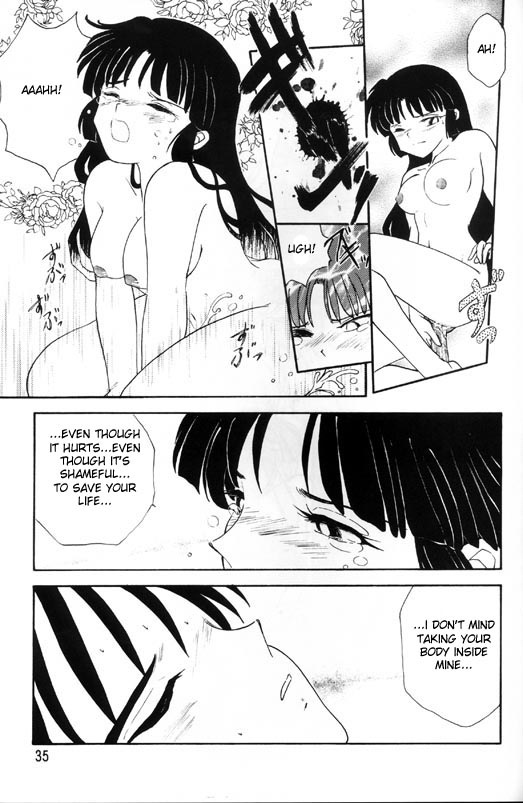 [Kaminobe (Kaminobe Kanon)] Sengoku Renbo Emaki | Falling in Love in the Warring States Era (Inuyasha) [English] [Scribe Figaro] page 33 full