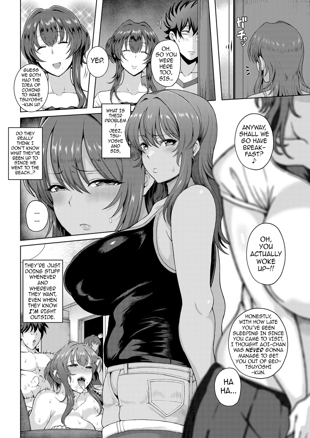 [Tawara Hiryuu] Toshiue Zukushi Jukushita Sanshimai | The Three Older, Mature Sisters Next Door 1-2 [English] {darknight} page 28 full