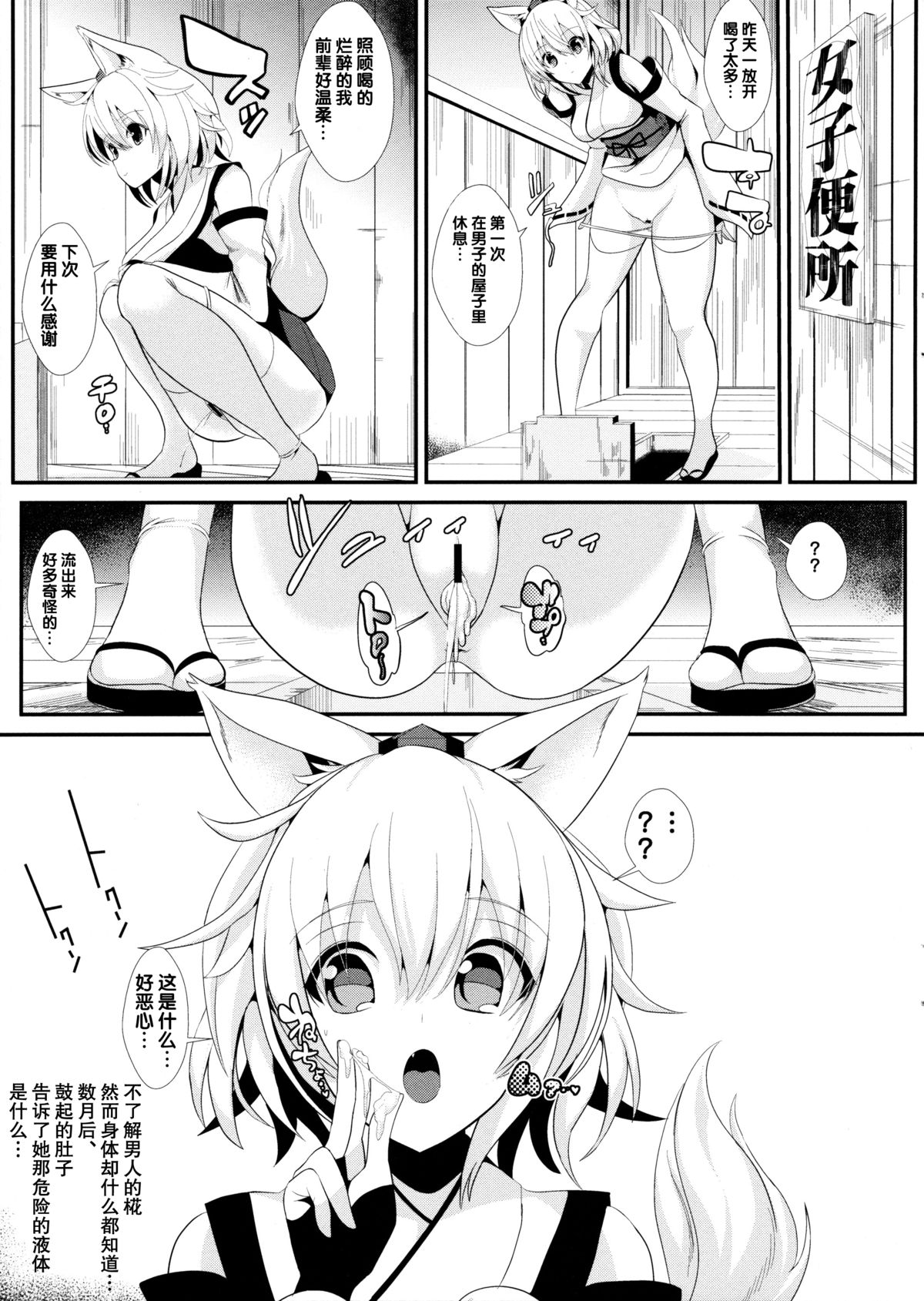 (Touhou Goudou Saiji 3) [Haitokukan (Haitokukan)] Touhou Deisuikan 3 Inubashiri Momiji (Touhou Project) [Chinese] [脸肿汉化组] page 21 full