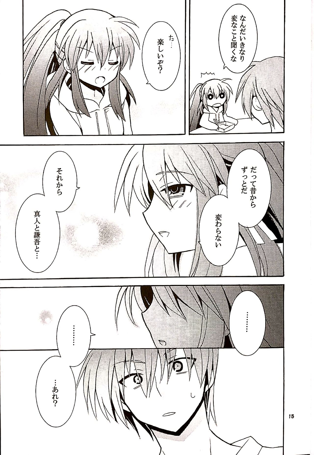 (C76) [keepON (Hano Haruka)] Futari Bocchi (Little Busters!) page 14 full