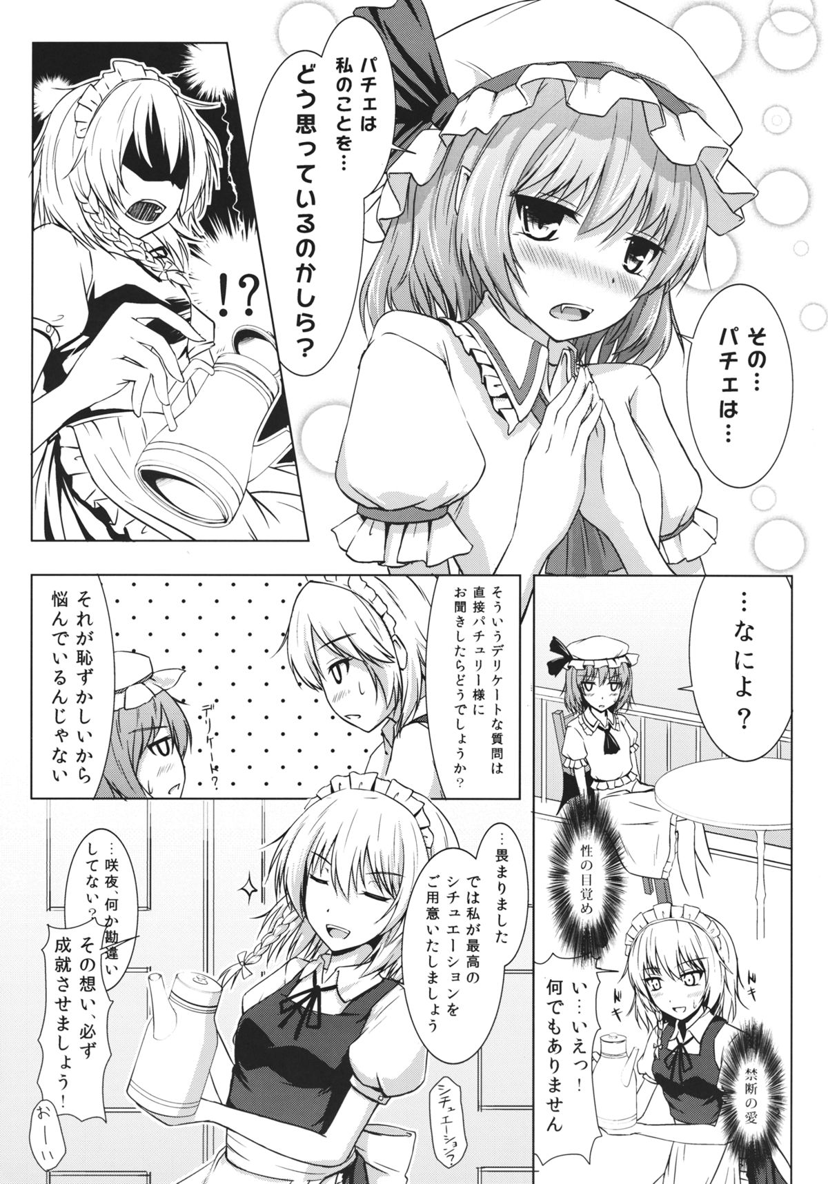 (Reitaisai 10) [Cocoa Cigarette (Tokugawa Randine)] Futari Dake no Enkai (Touhou Project) page 4 full