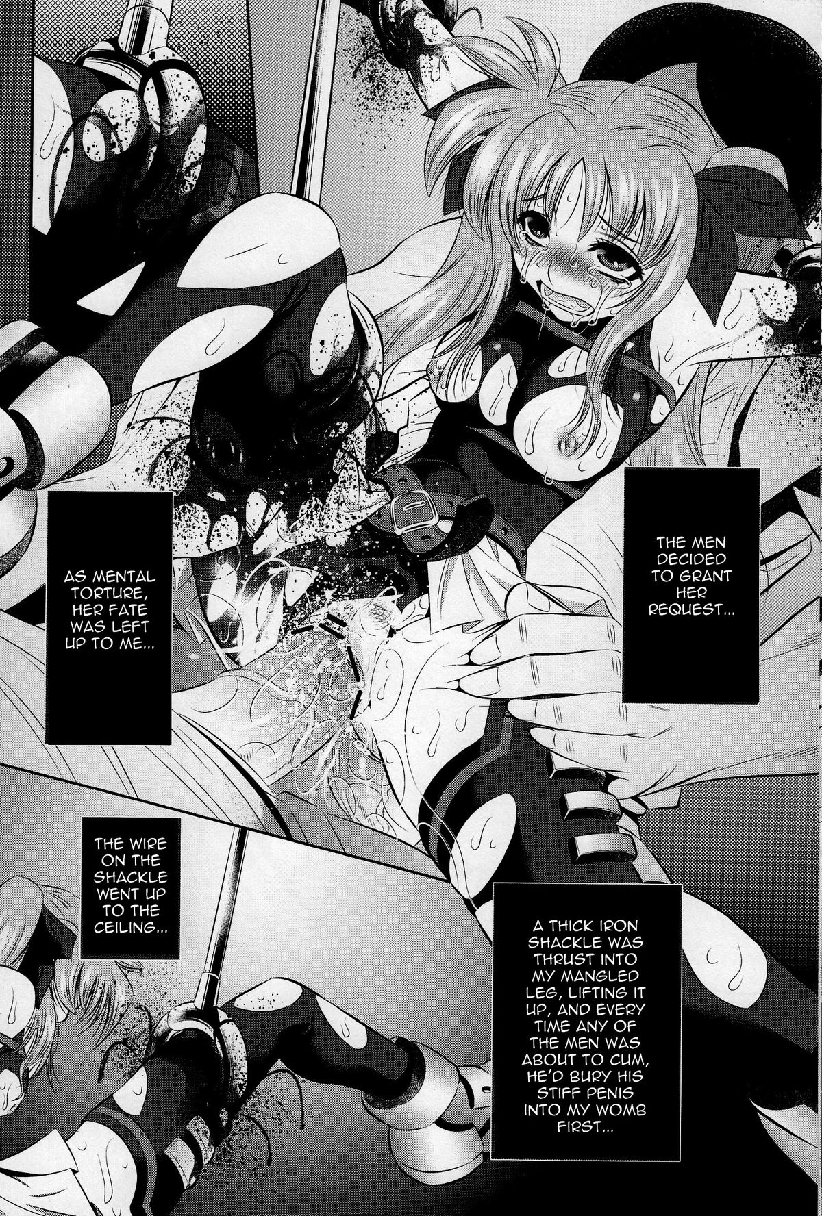 (C77) [Yuugai Tosho Kikaku (Tanaka Naburu)] Goumon Kan Nappa hen | Rape Leaves (Mahou Shoujo Lyrical Nanoha) [English] [=Torwyn=] page 14 full