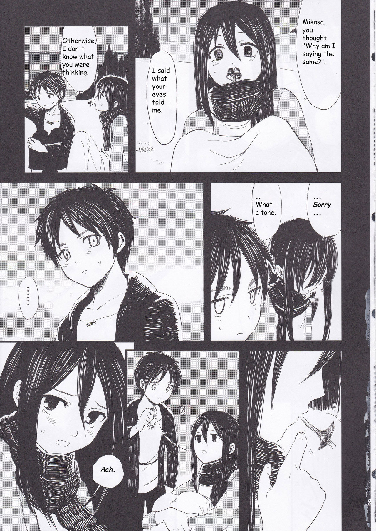 (FALL OF WALL4) [Poritabe. (Shirihagi Gomame)] Ai no Romance Zenpen (Shingeki no Kyojin) [English] page 21 full