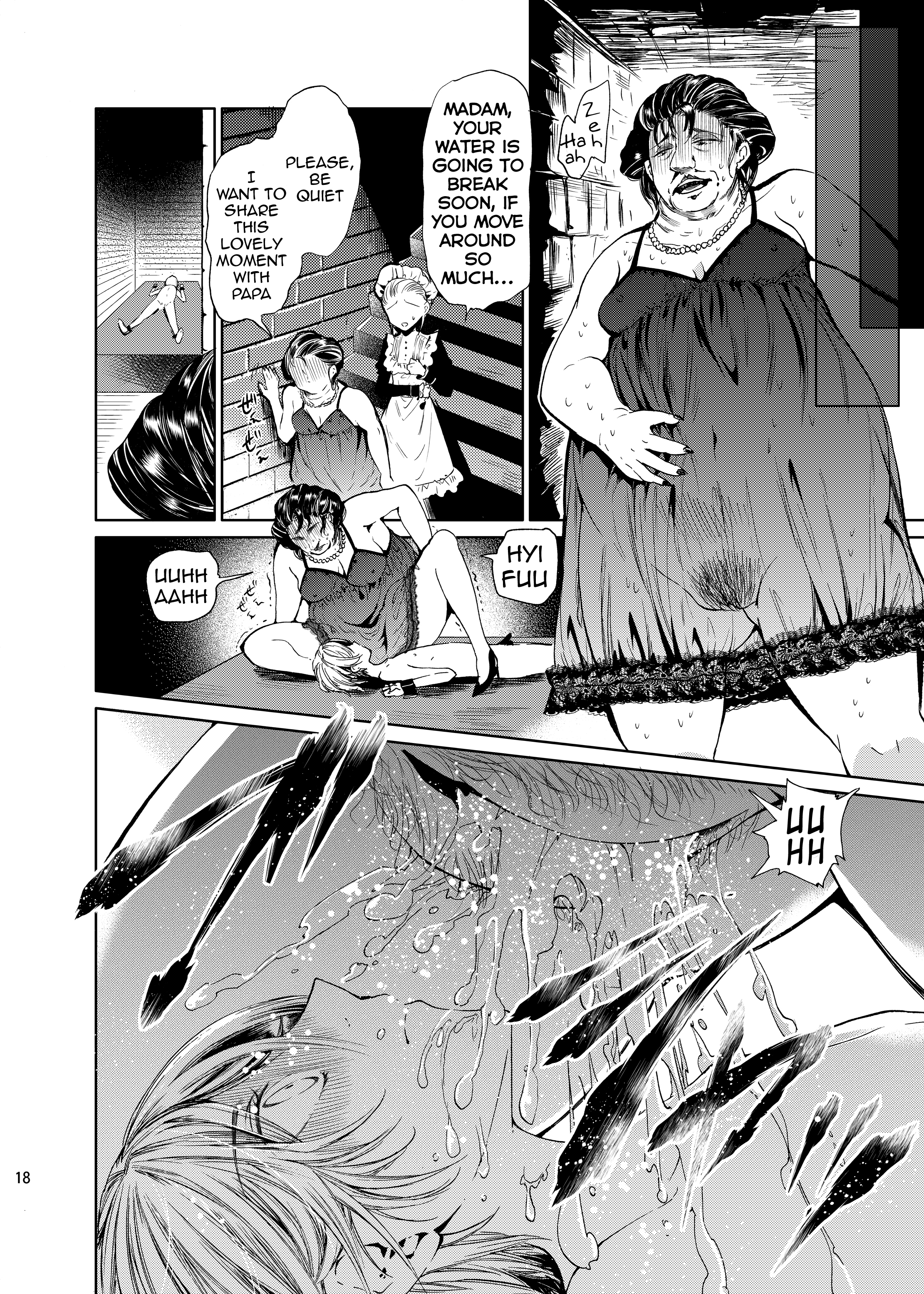 [Sakusaku Kangen Noushuku (Matashita Kintama)] Boku wa Papa Nanka ja nai | I'm Not the Father [English] {Hennojin} [Digital] page 17 full