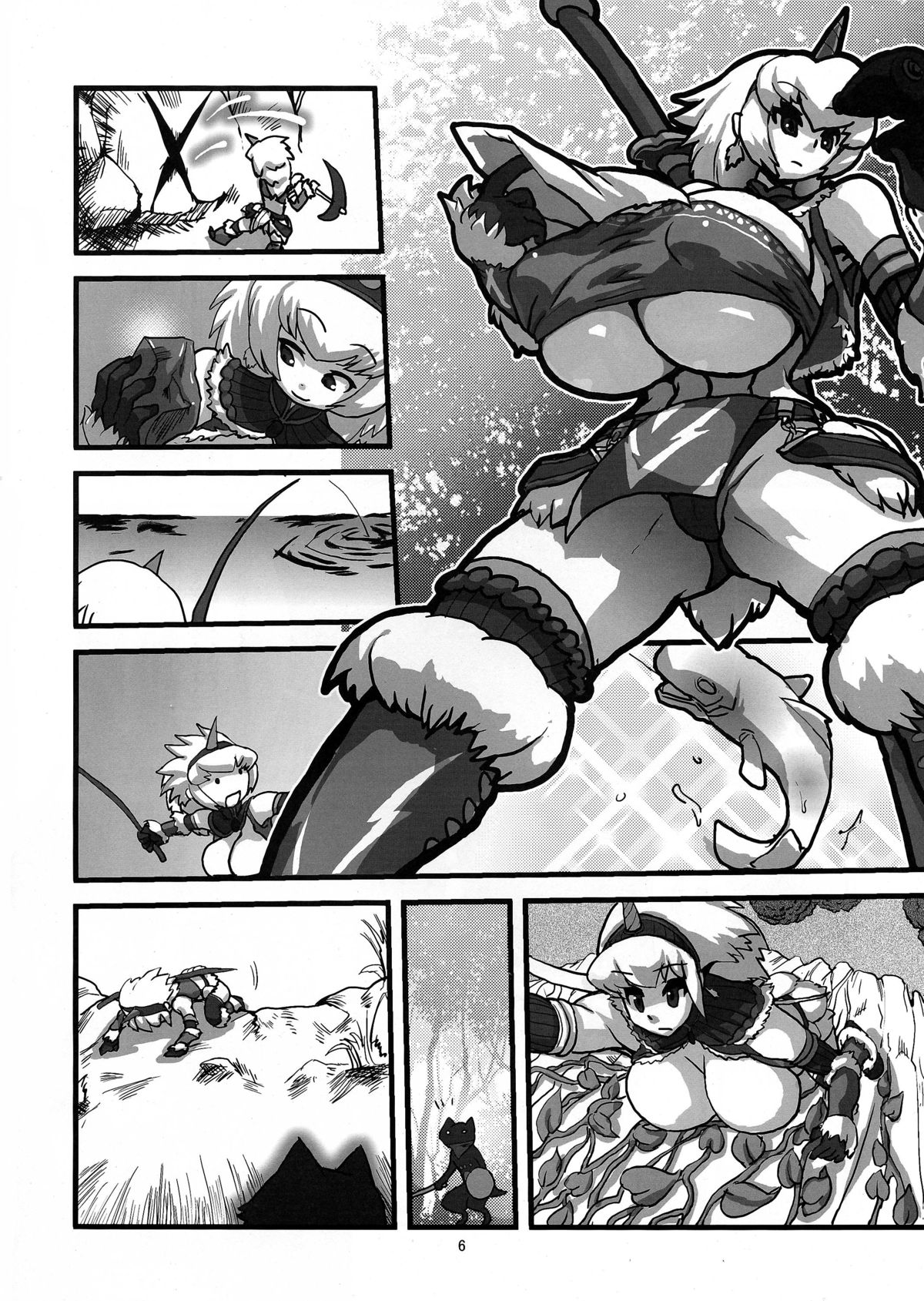 (C76) [Tsurimura (Histamine C)] MILK HUNTER (Monster Hunter) page 6 full