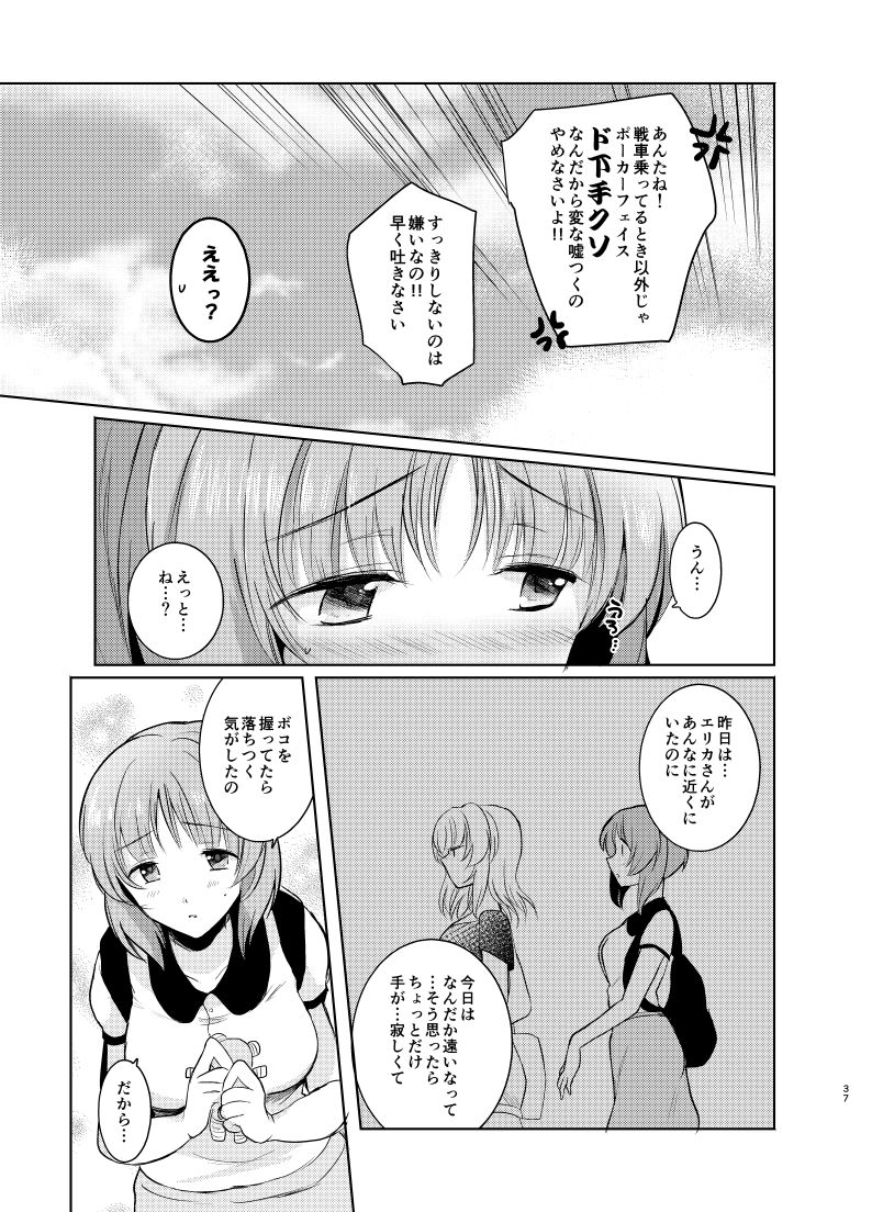 [Tetsukazuno Ao. (Emilio)] Futarikiri no Natsu (Girls und Panzer) [Digital] page 36 full