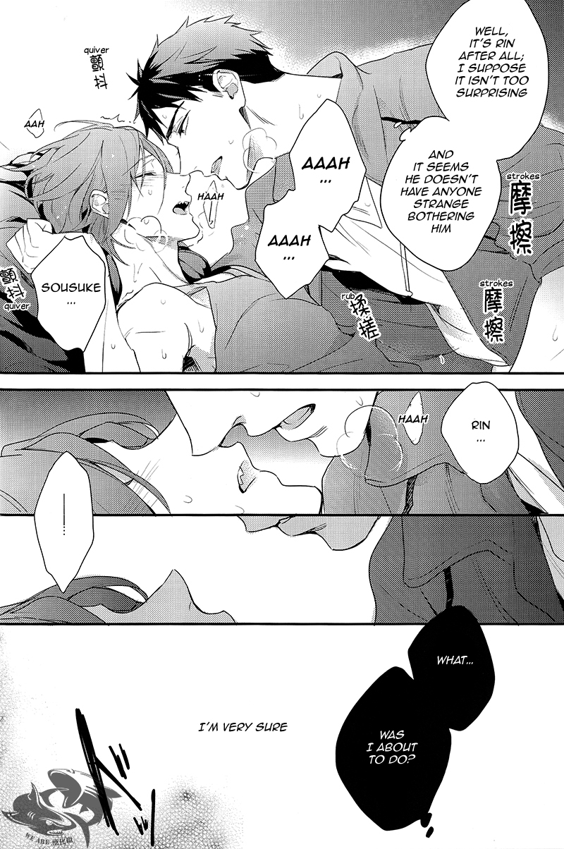 (C86) [PureSlider (Matsuo)] Yasashii Dokusen Yoku Zenpen | Gentle Possessiveness prequel (Free!) [English] [Carrot-Bunny] page 21 full