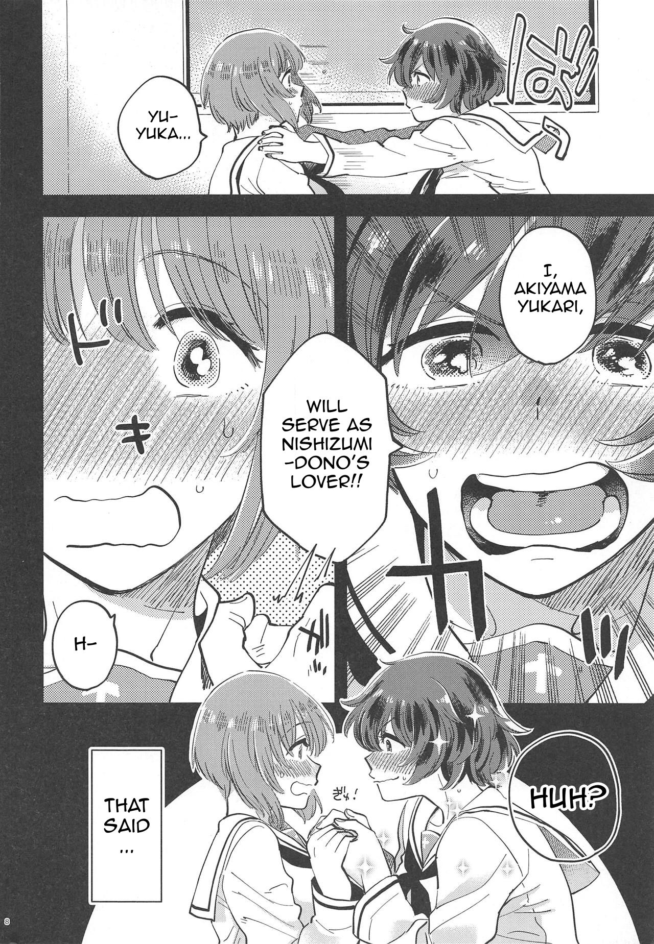 (C95) [Sonotaozey (Yukataro)] Nishizumi-dono ni Haete Shimatte mo Aishite Orimasu! | I will still love Nishizumi-dono Even If She Grew One! (Girls und Panzer) [English] page 8 full