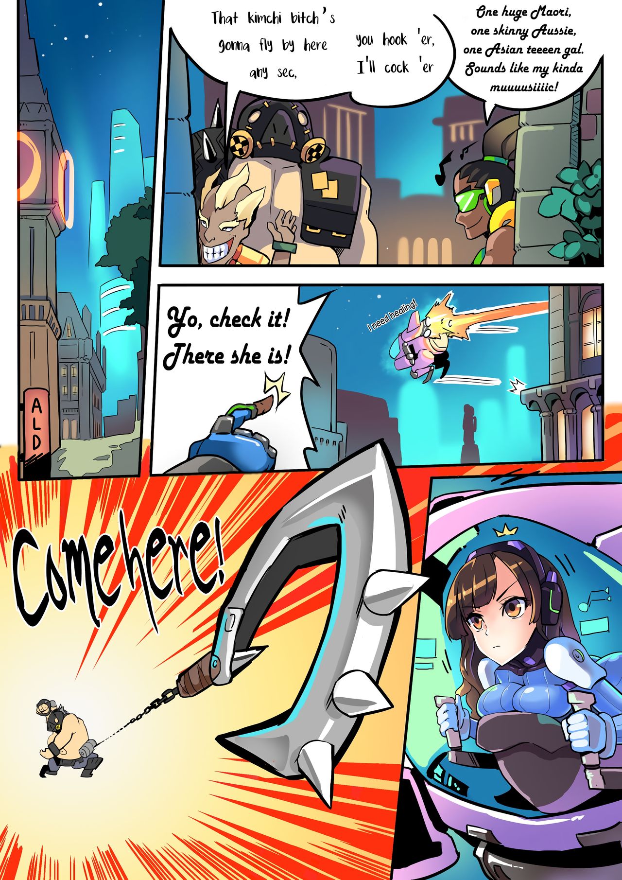 [HM] Viva la D.Va (Overwatch) [English] [Rewrite] page 1 full