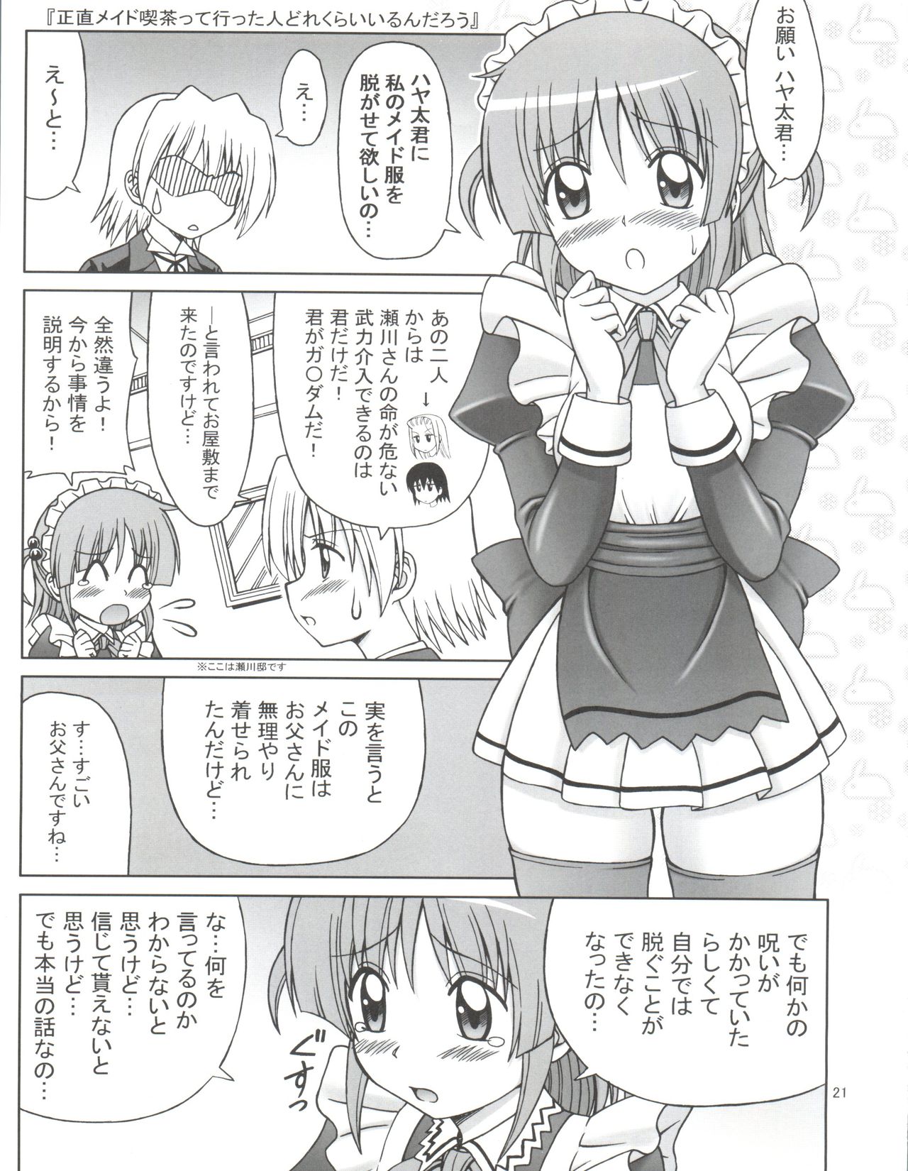 (C76) [Brain Dead (Eiji)] Hina to Izumi no Shakunetsu Stroganoff (Hayate no Gotoku!) page 22 full