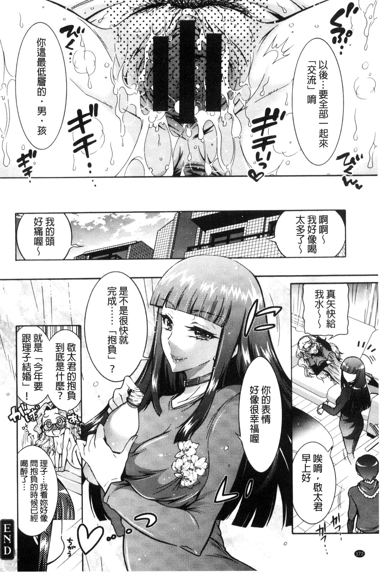 [Honda Arima] Fushidara Sharehouse | 非常淫亂的分租套房 [Chinese] page 174 full