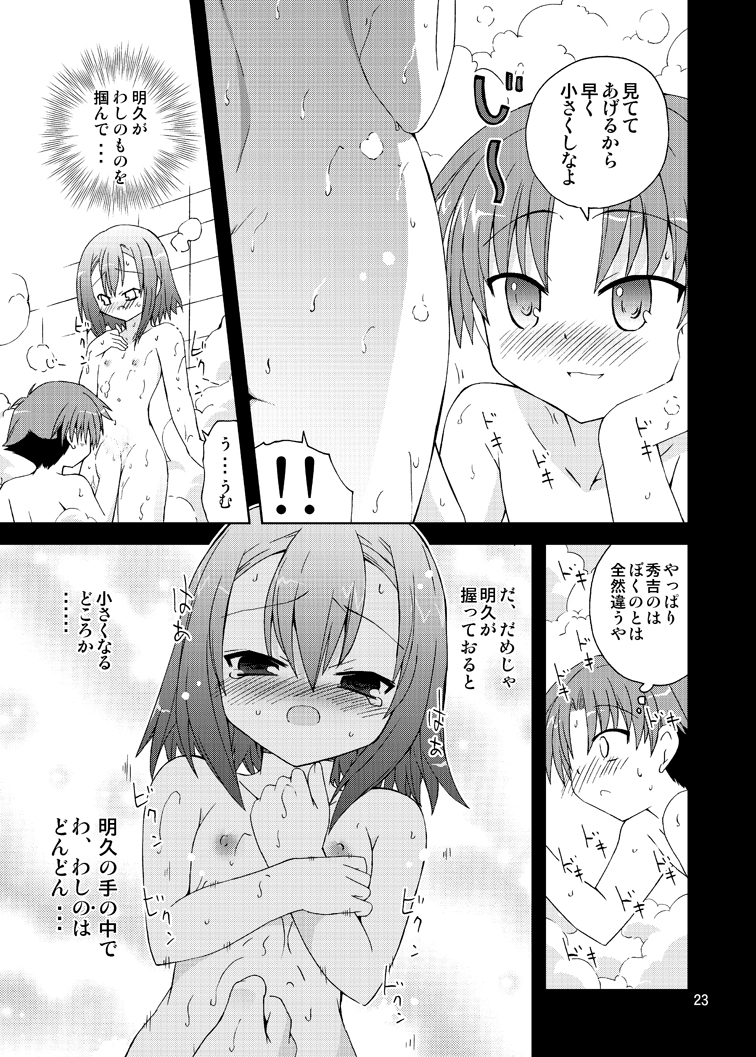 [Funanori House (Suihei Kiki)] Baka ga Hideyoshi wo Otoko to Shite Atsukatte Miru (Baka to Test to Shoukanjuu) [Digital] page 23 full