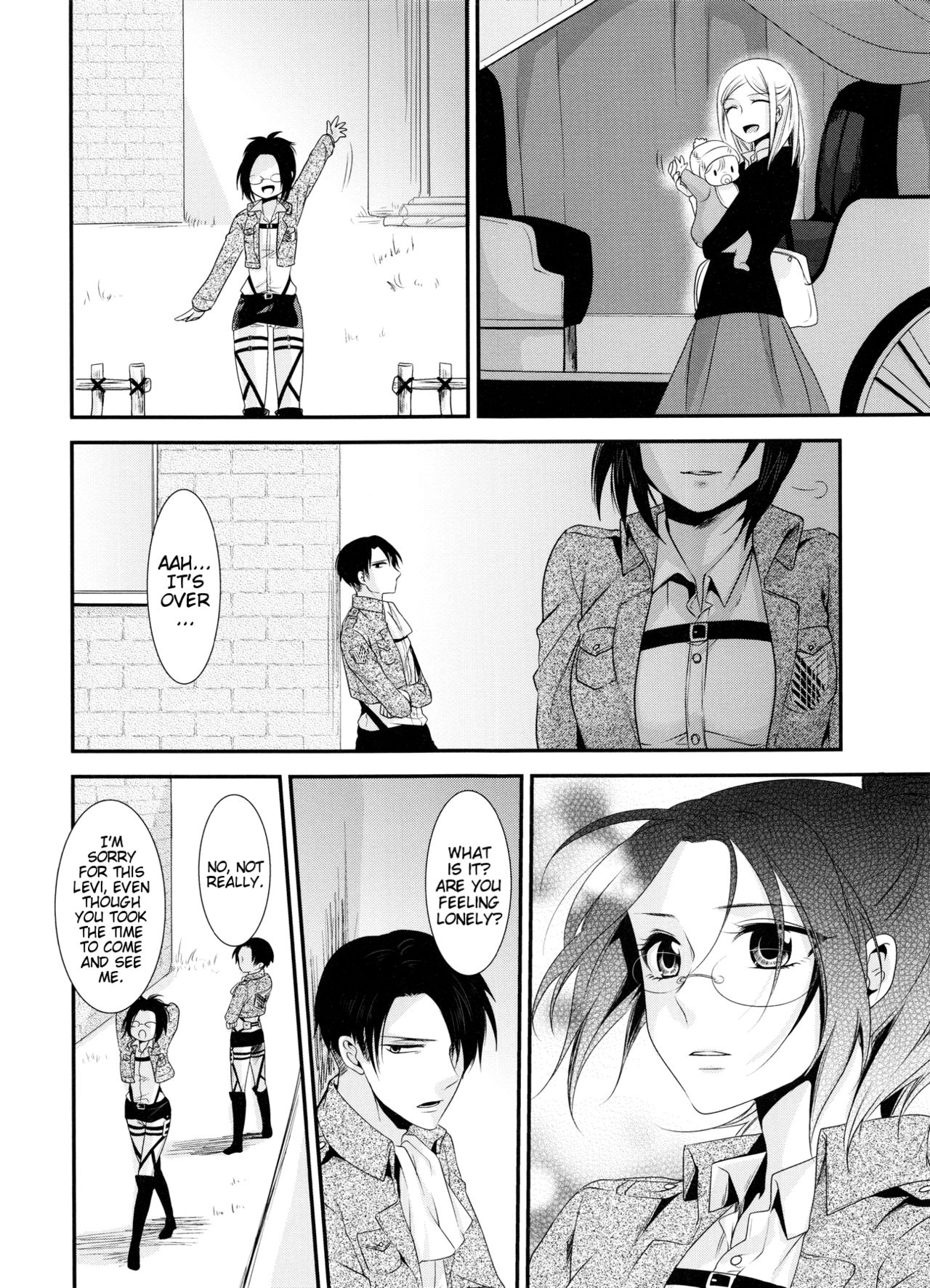 (C86) [Kiseki (Kisaki Noa)] kiss me once again 1-2 (Shingeki no Kyojin) [English] [Ongoing] [EHCove] page 18 full