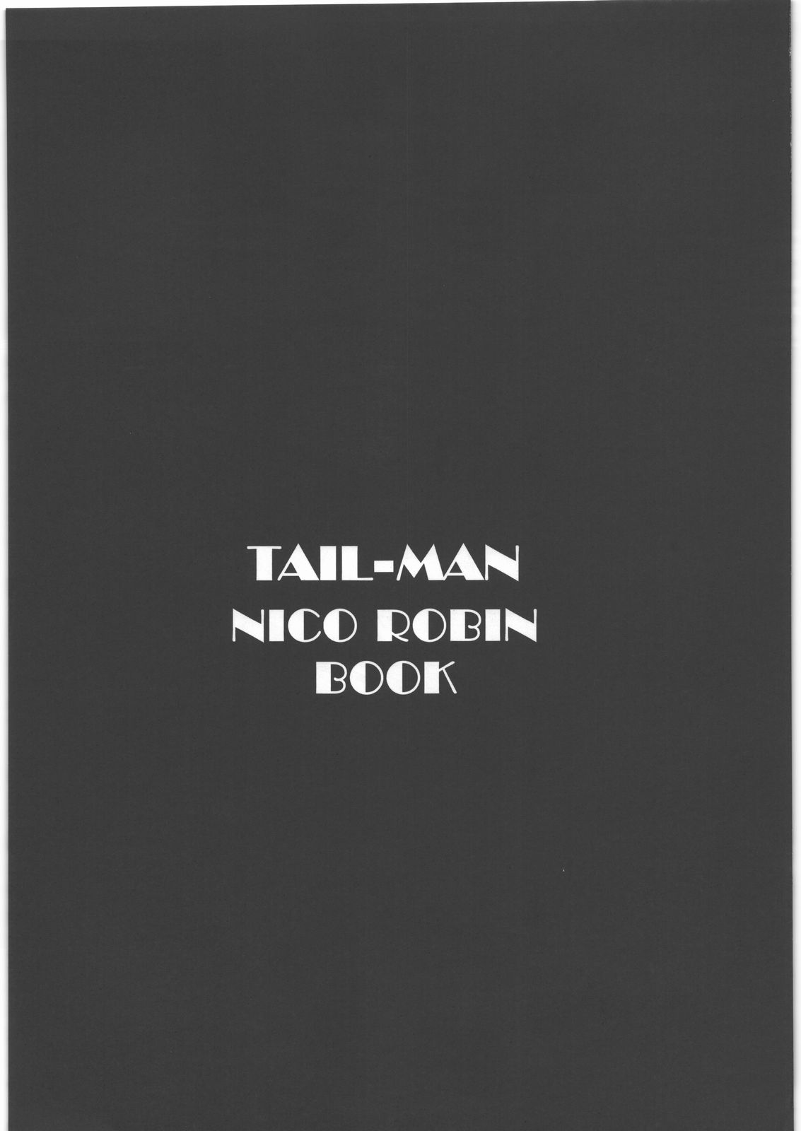 (SC48) [Rat Tail (Irie Yamazaki)] TAIL-MAN NICO ROBIN BOOK (One Piece) page 2 full