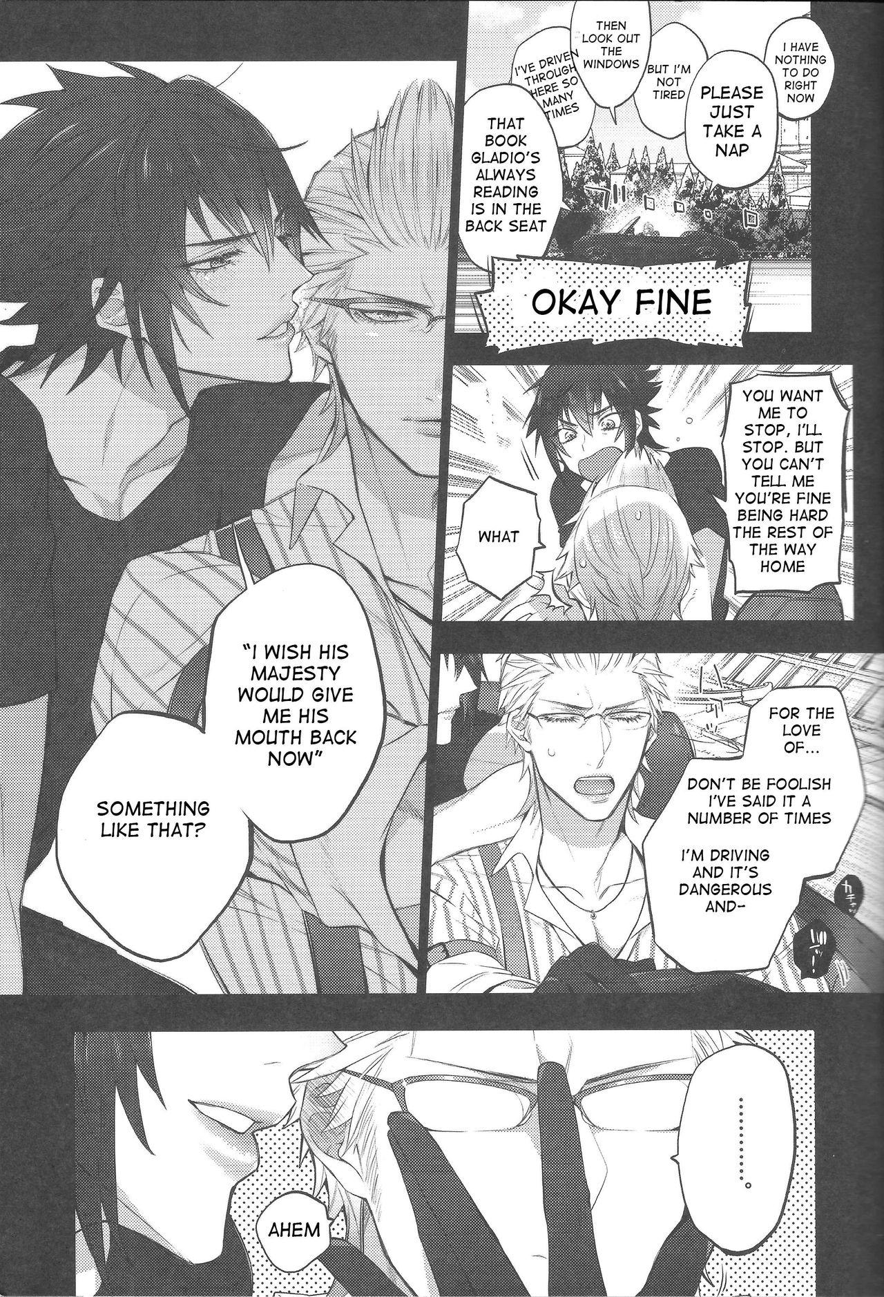 (TWINKLE MIRAGE5) [Inukare (Inuyashiki)] Aisare ♥ Ouji Visual Kei | Our Beloved Prince (Final Fantasy XV) [English] page 17 full