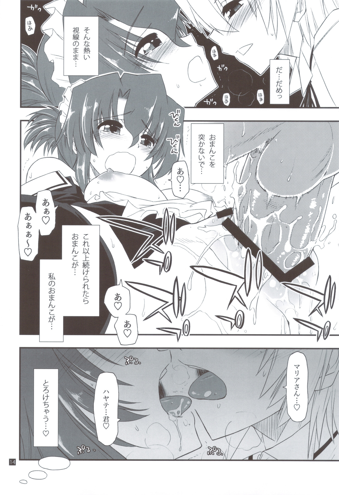 (C82) [Girigiri Nijiiro (Kamino Ryu-ya)] Shitsutora All Stars (Hayate no Gotoku!) page 13 full
