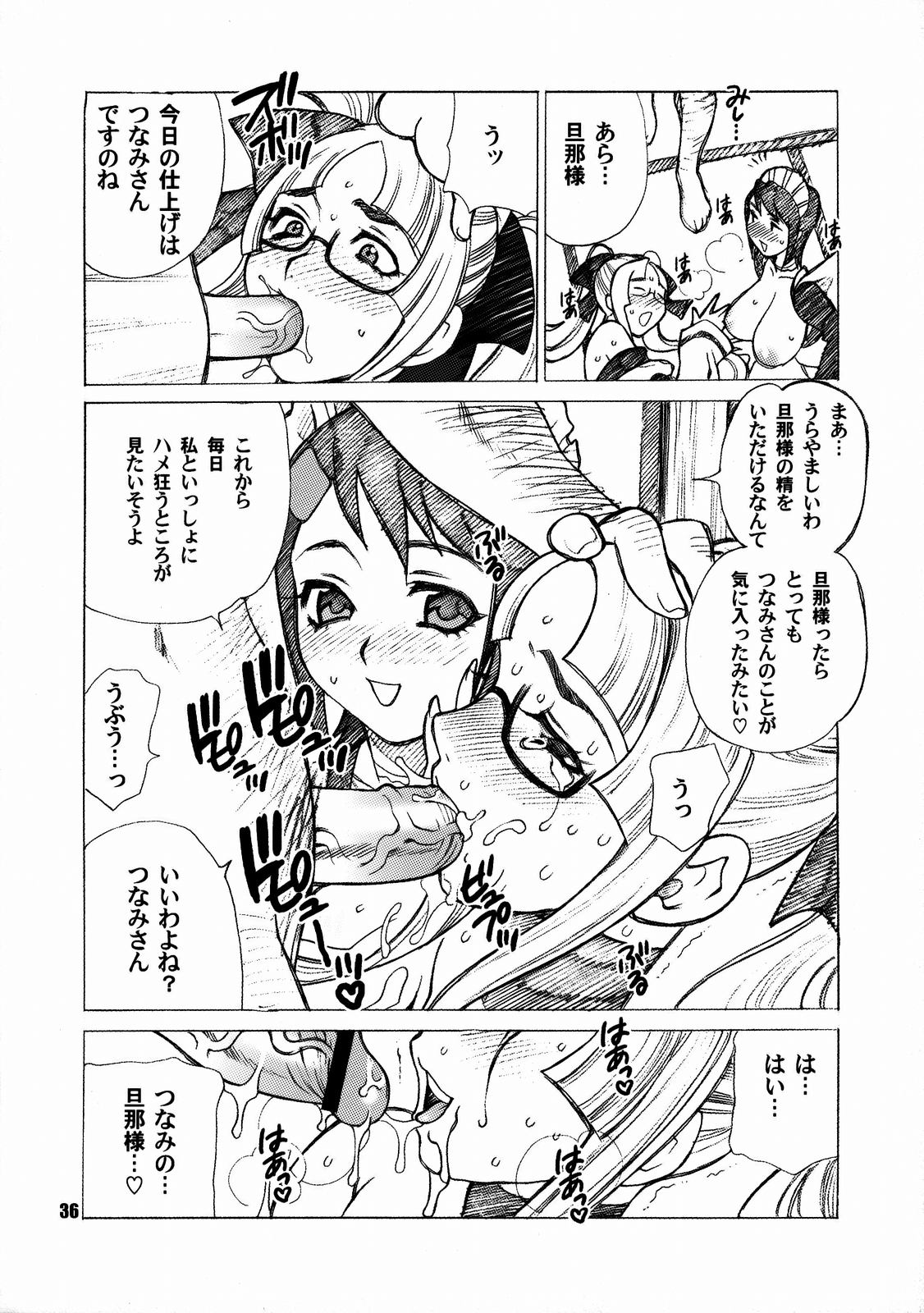 (C72) [Shallot Coco (Yukiyanagi)] Yukiyanagi no Hon 14 Koi no Iroha, Midare Tsunami (Samurai Spirits) page 35 full