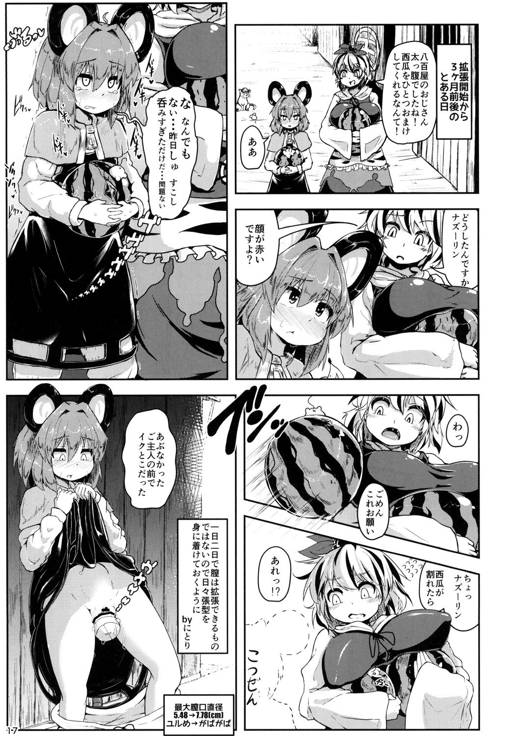 [Cheese Company (Peso)] Nazrin ga Goshujin no Tame ni Himitsu no Tokkun o Suru Hanashi (Touhou Project) [Digital] page 16 full