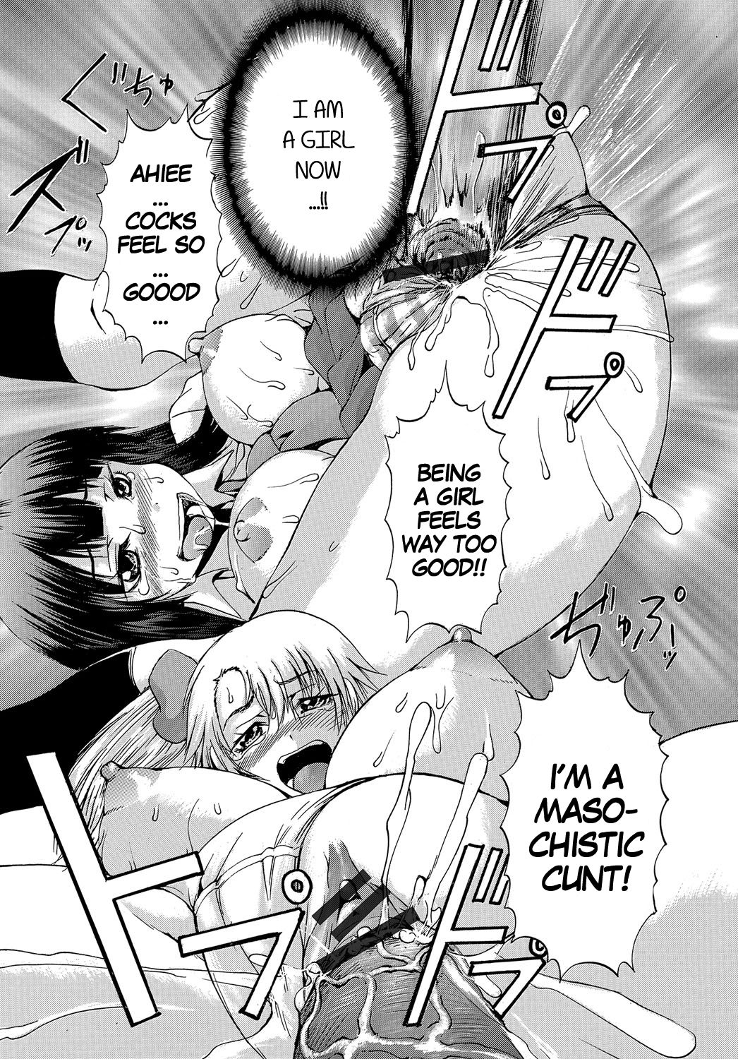 [Wakamiya Santa] Galko Witch Change (TS Zecchou Situation - TransSexual Orgasm Situation) [English] [SachiKing] [Digital] page 15 full