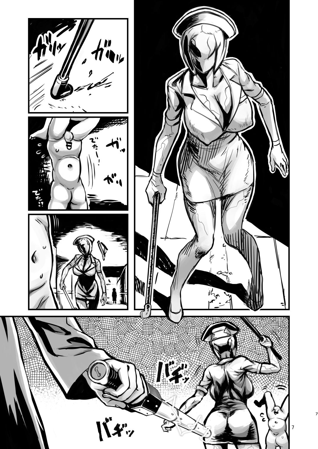 [Kakumei Seifu Kouhoushitsu (Various)] SILENT HOLE Bubble Head Nurse Ryoujoku Choukyou Kiroku (Silent Hill) [Digital] page 7 full