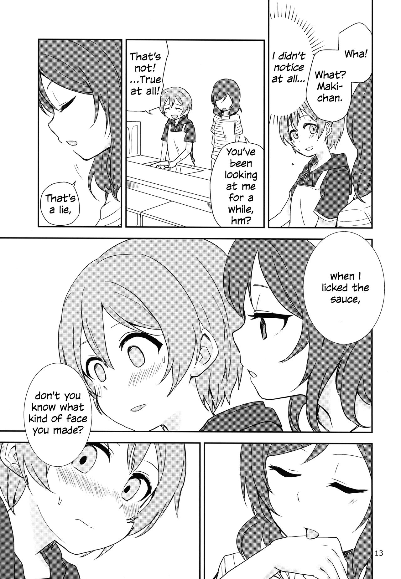 (C90) [Kurocan, Toramadara. (Itsuki Kuro, Ryuuga Ookami)] Dokodemo Issho (Love Live!) [English] [WindyFall Scanlations] page 13 full
