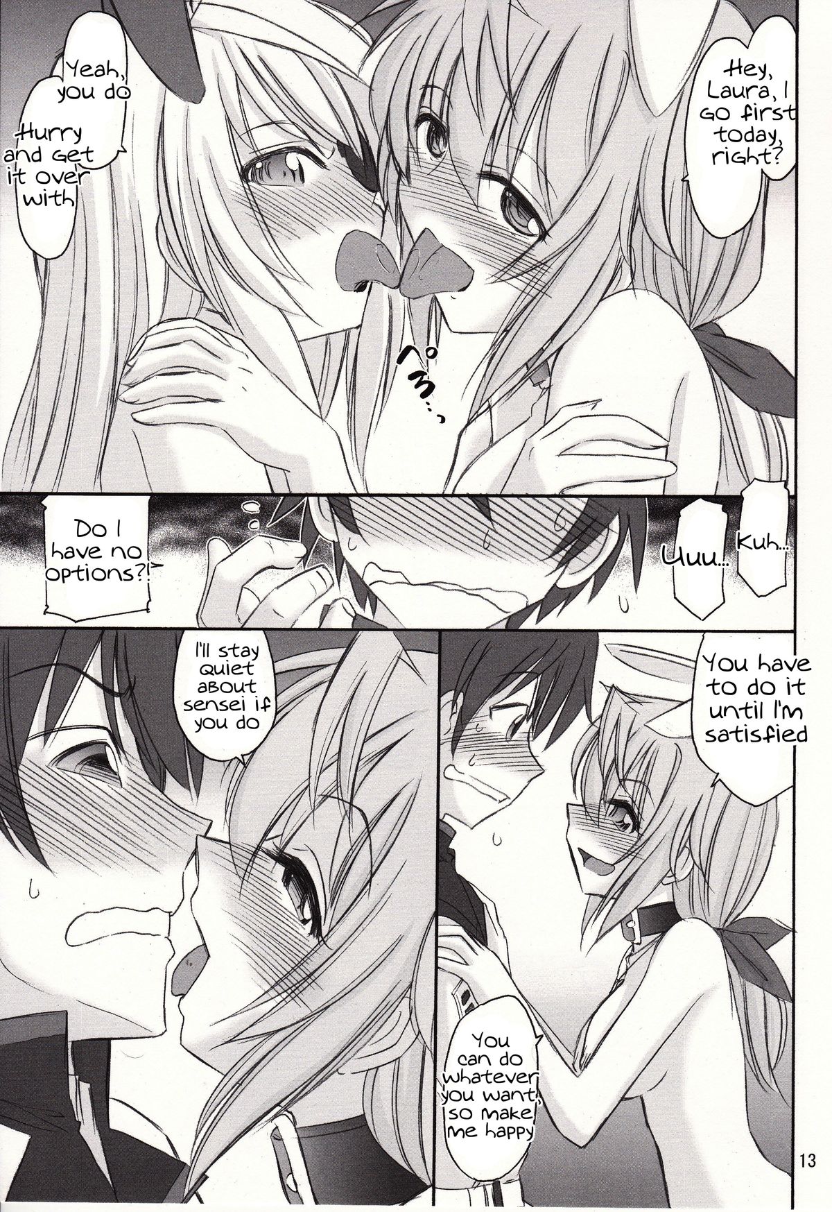 (C81) [EINSATZ GRUPPE {Charlie Nishinaka)] Black & White (IS <Infinite Stratos>) [English] [Tigoris Translates] page 14 full