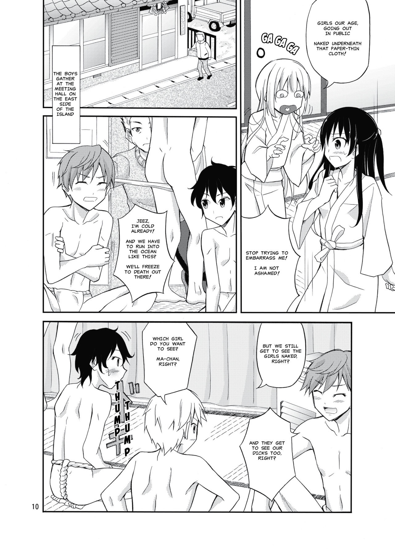 [Nihon Dandy (Matsuno Susumu)] Shima no Narawashi Zenra de Misogi [English] [MisterJ167] [Digital] page 9 full