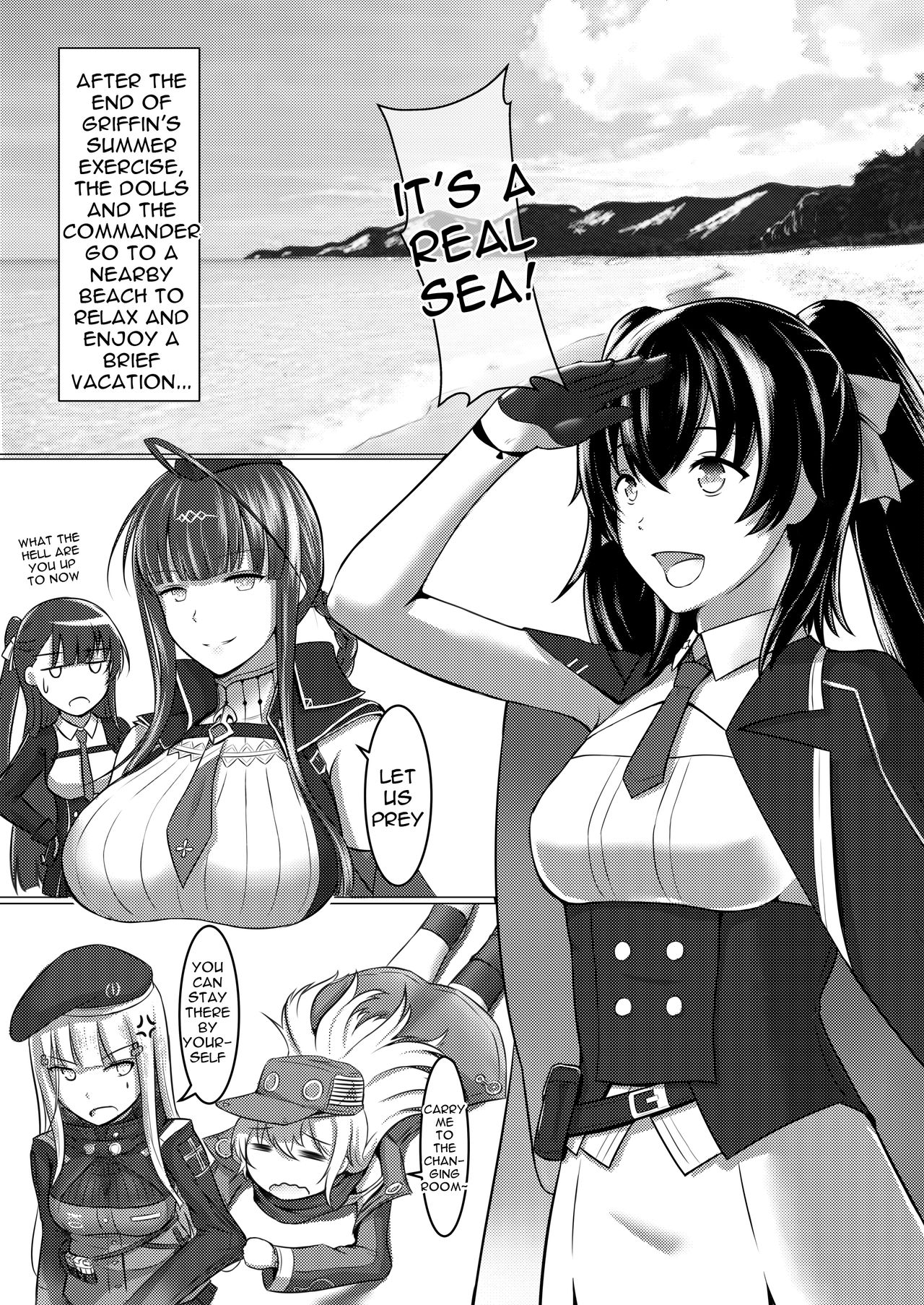 (FF32) [mingke] Xihuazhili Xiaripian | A Lovely Flower's Gift - Summer Edition (Girls' Frontline) [English] page 2 full