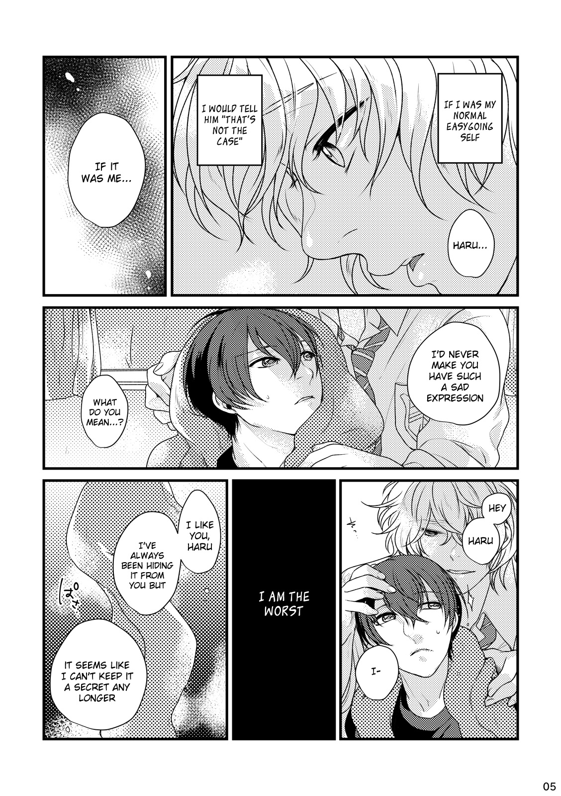 [Sakurabobu (Machio)] Please Kiss Me (Free!) [English] [Holy Mackerel] [Digital] page 5 full