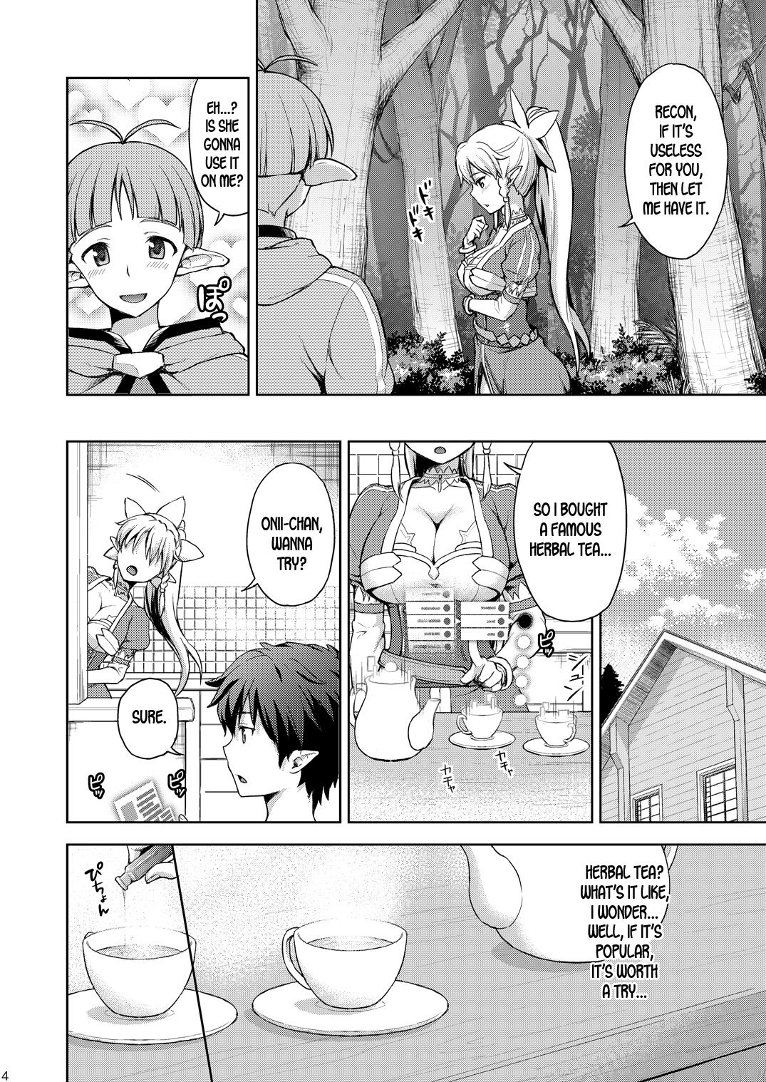 [ShimaShima-PNT (Punita)] Love Love Potion (Sword Art Online) [English] [desudesu] [Digital] page 3 full