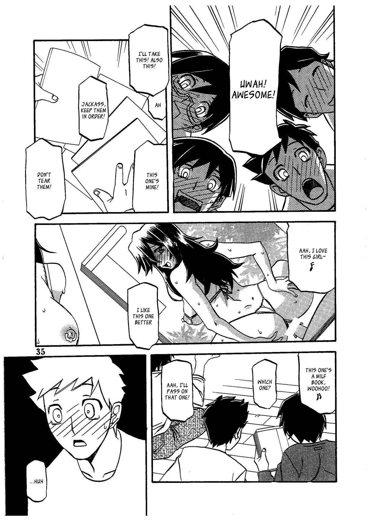 (C79) [Sankaku Apron (Sanbun Kyoden, Umu Rahi)] Saneishou -Sayoko- [English] [_ragdoll] page 39 full
