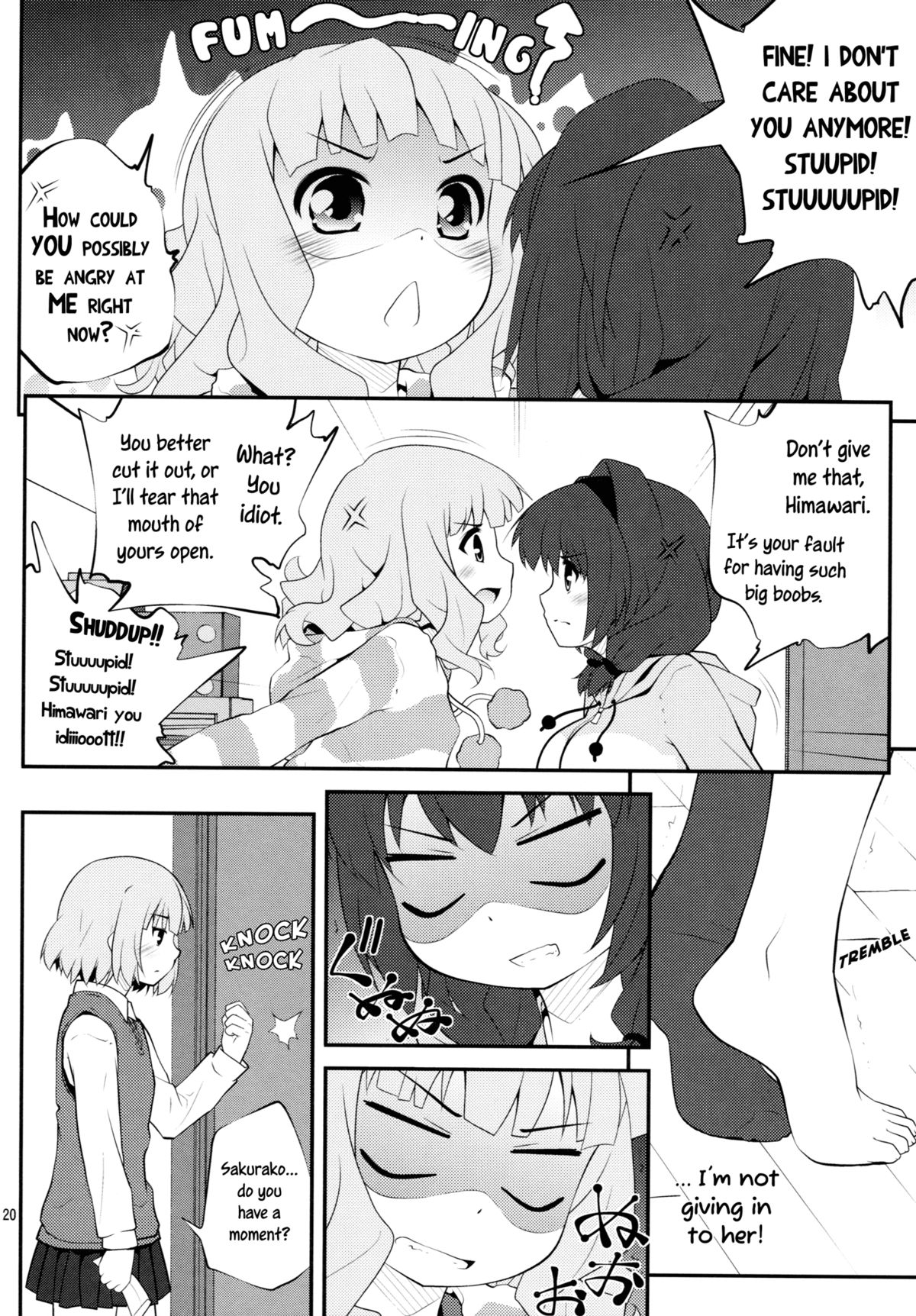 (COMIC1☆7) [Purimomo (Goyac)] Himegoto Flowers 5 | Secret Flowers 5 (YuruYuri) [English] [Yuri-ism] page 19 full