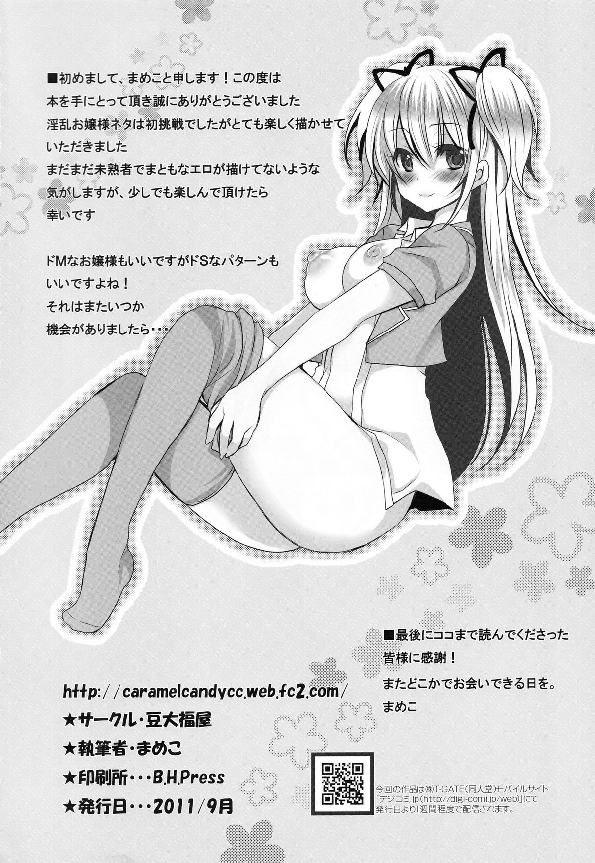 [Mamedaifukuya (Mameko)] Inran Ojou-sama no Himitsu page 26 full