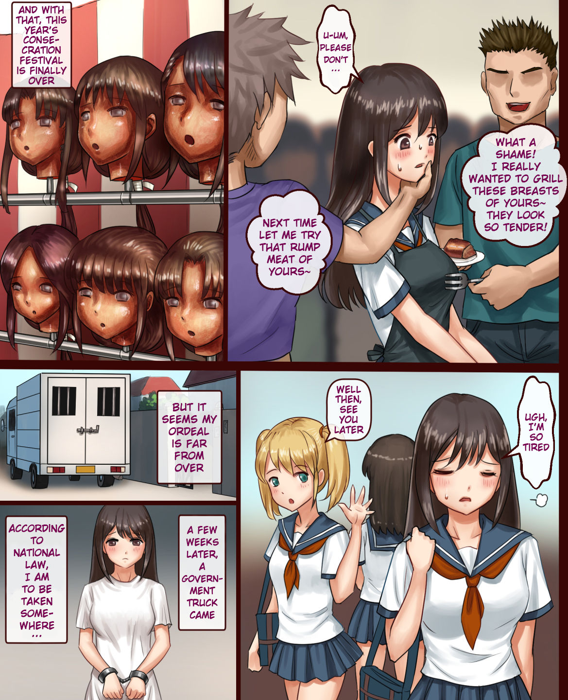 [Kuroni] Mechiku no Kuni Daiichiwa | The Country of Female Livestock ep 1 [English] page 14 full