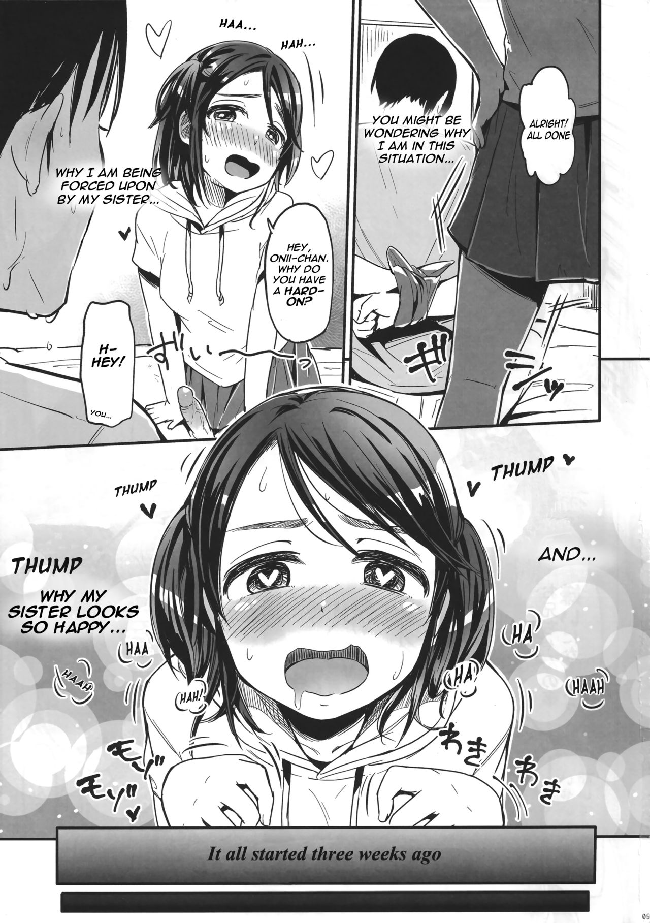 (C82) [Nanika no Atama (Picao)] Onii-chan!? Onanie Kinshi!!! [English] [frogstat] [Decensored] page 4 full