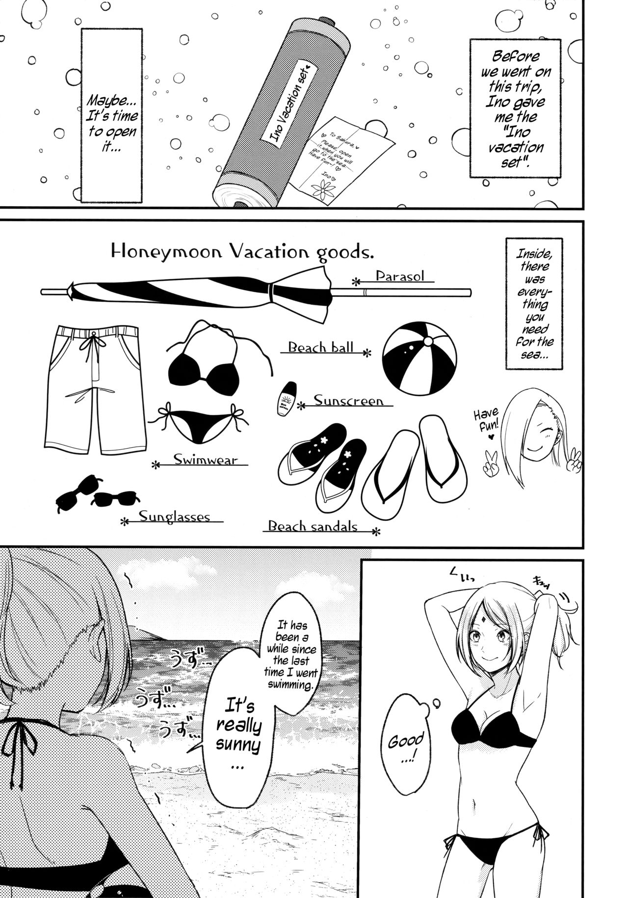 (C94) [Togijiru (OhRin)] Honeymoon Beach (Naruto) [English] page 9 full