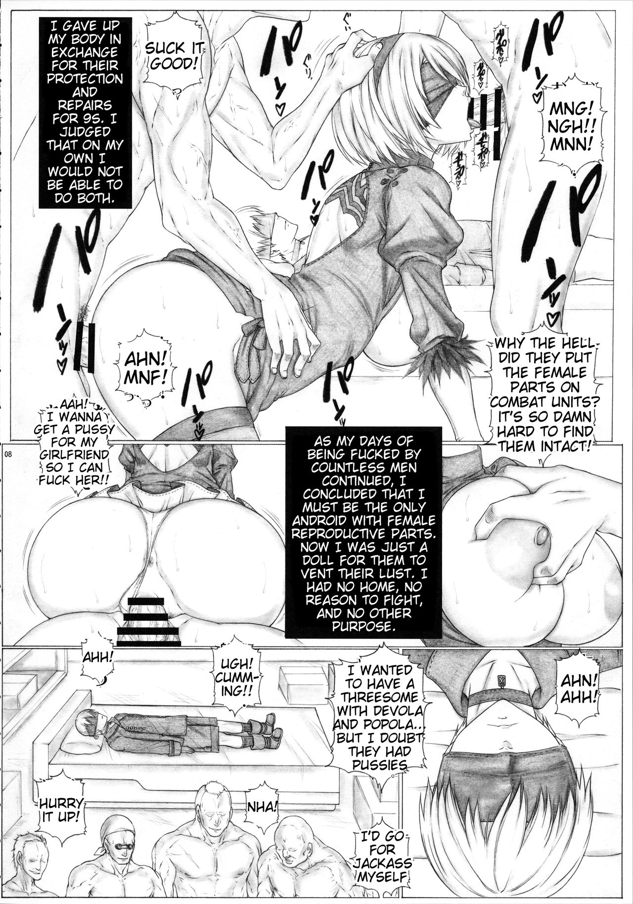 (C92) [AXZ (Kutani)] Angel's stroke 100 IIB (NieR:Automata) [English] [Tigoris Translates] page 9 full