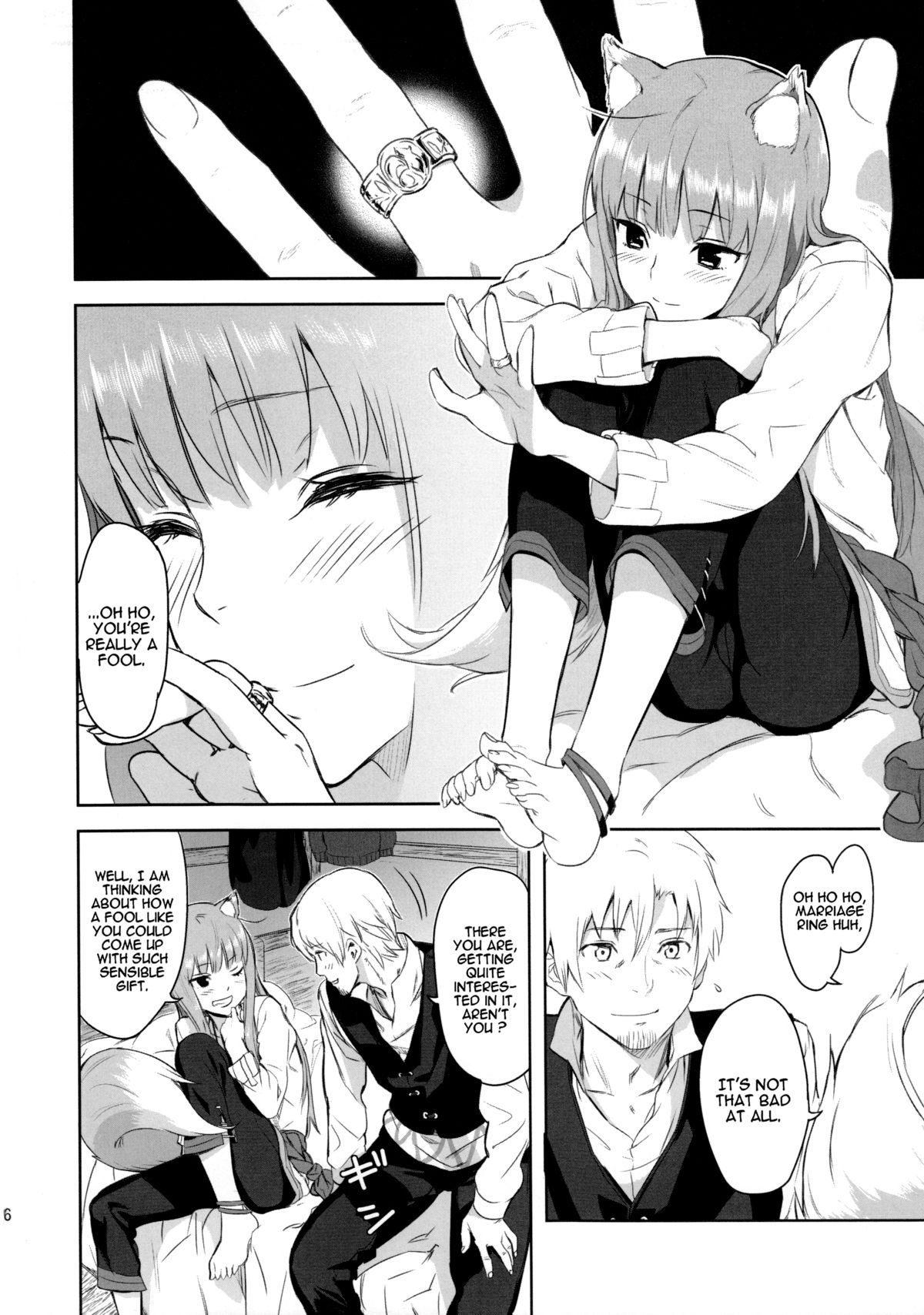 (C83) [Ajisaidenden (Kawakami Rokkaku, Takanashi Rei)] Harvest II (Spice and Wolf) [English] [VLtrans] [Decensored] page 16 full