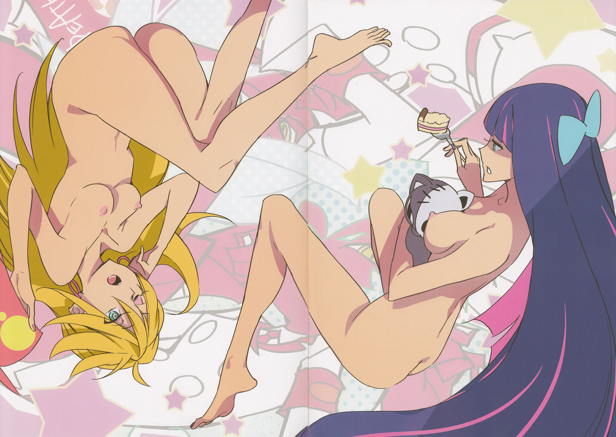 (C80) [Moriisan Tokono (Morii Shizuki)] Fundoshi and Momohiki with Chichiband (Panty and Stocking with Garterbelt) page 16 full