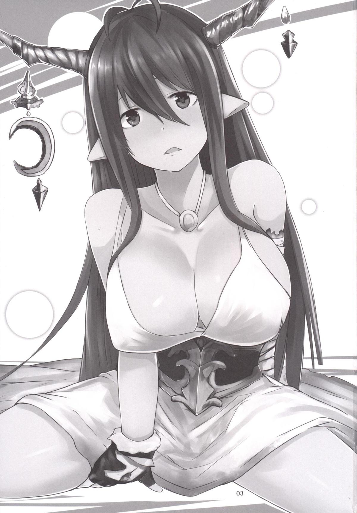 (C88) [Sevens Magajin (Nerotarou, Hisayaki Kyuu)] Danua no Hajimete Hatsujouki (Granblue Fantasy) page 2 full